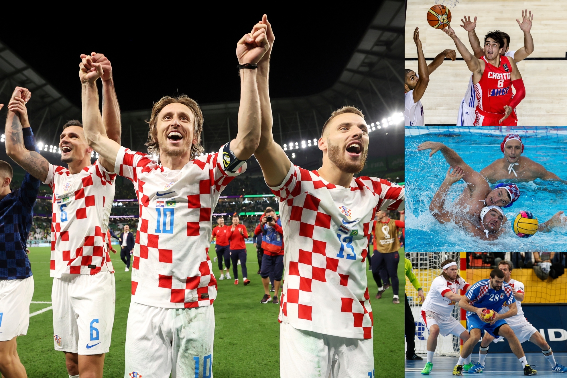 Croacia, gen ganador en fútbol, baloncesto, waterpolo, balonmano...
