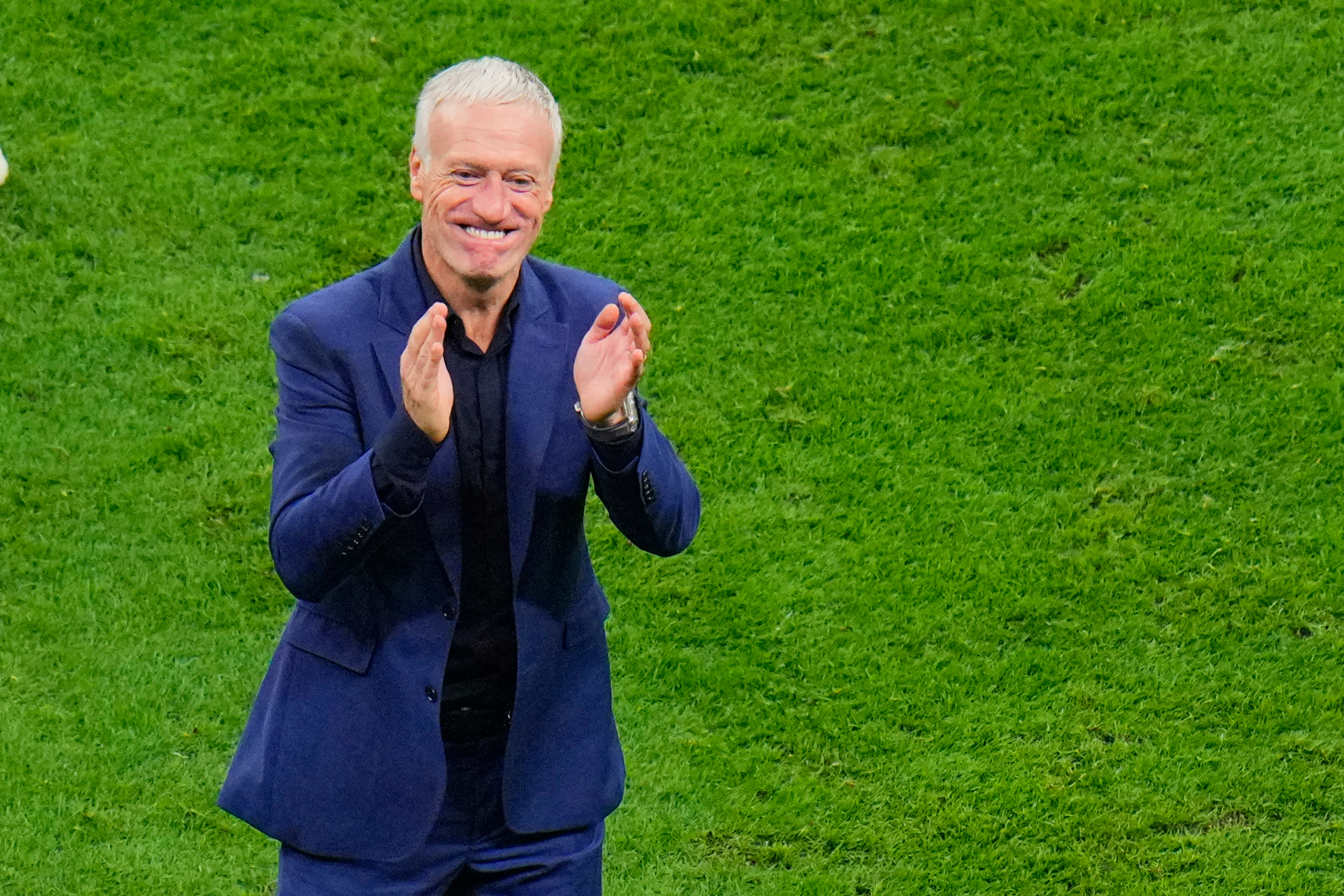 Deschamps presume ser campeón con Francia como técnico y jugador. | AP