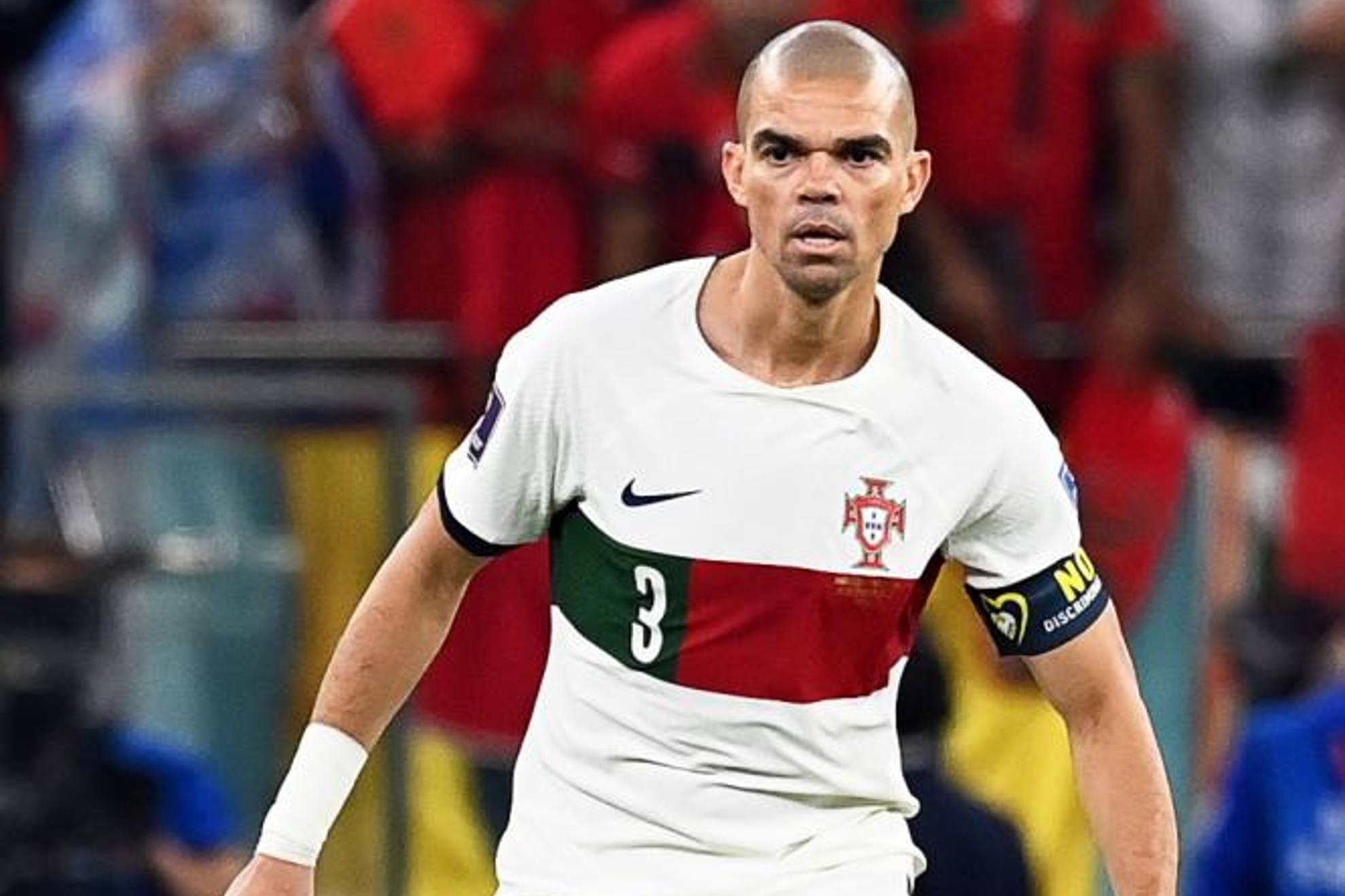 Pepe, en un partido con Portugal durante el Mundial.
