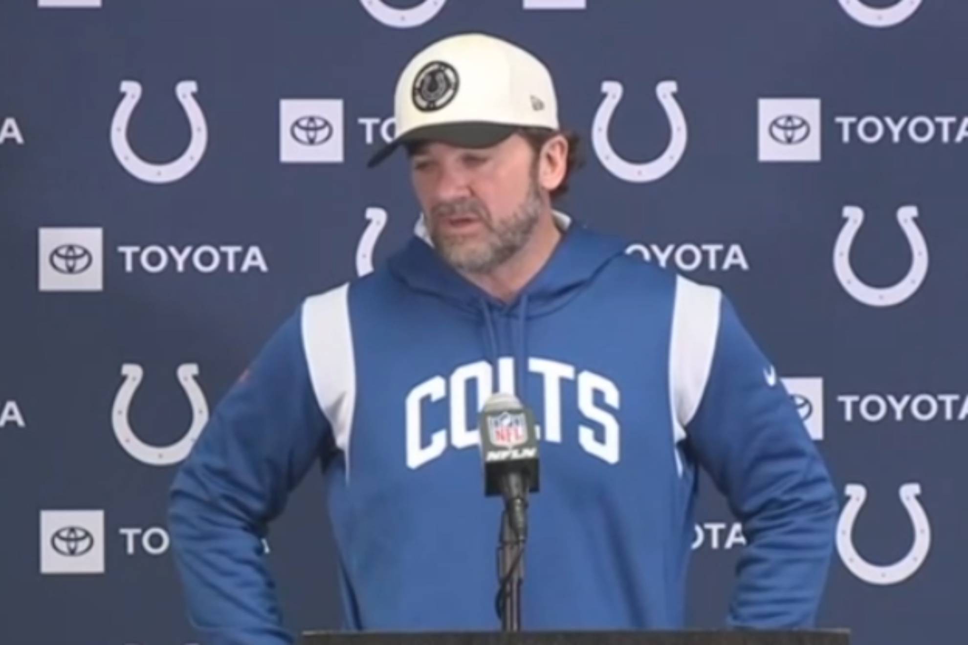 "Plenty of blame to go around" Colts coach Saturday on catastrophic collapse