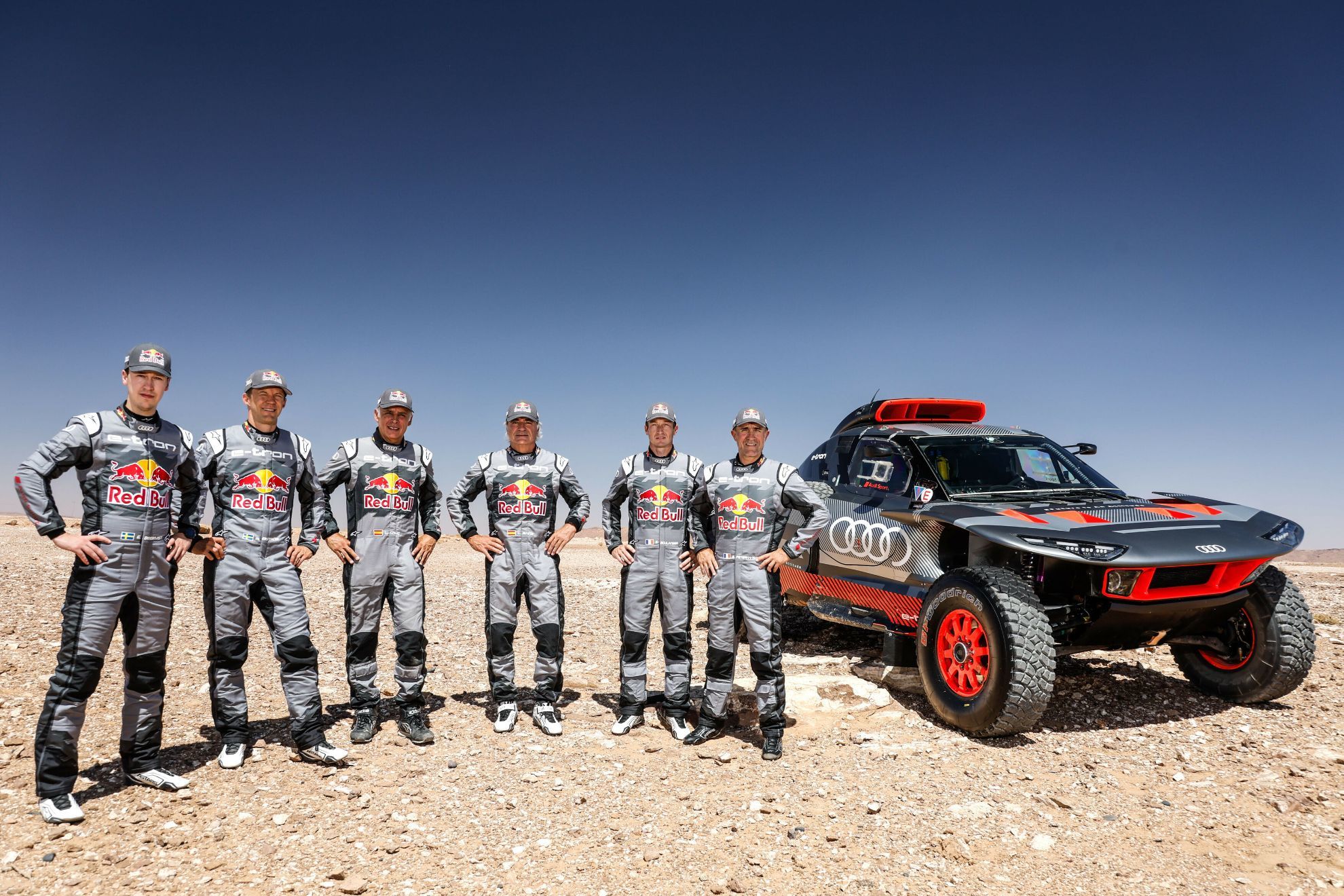 El equipo Audi apunta muy alto en su segundo Dakar. No sera ninguna sorpresa que lo ganaran.