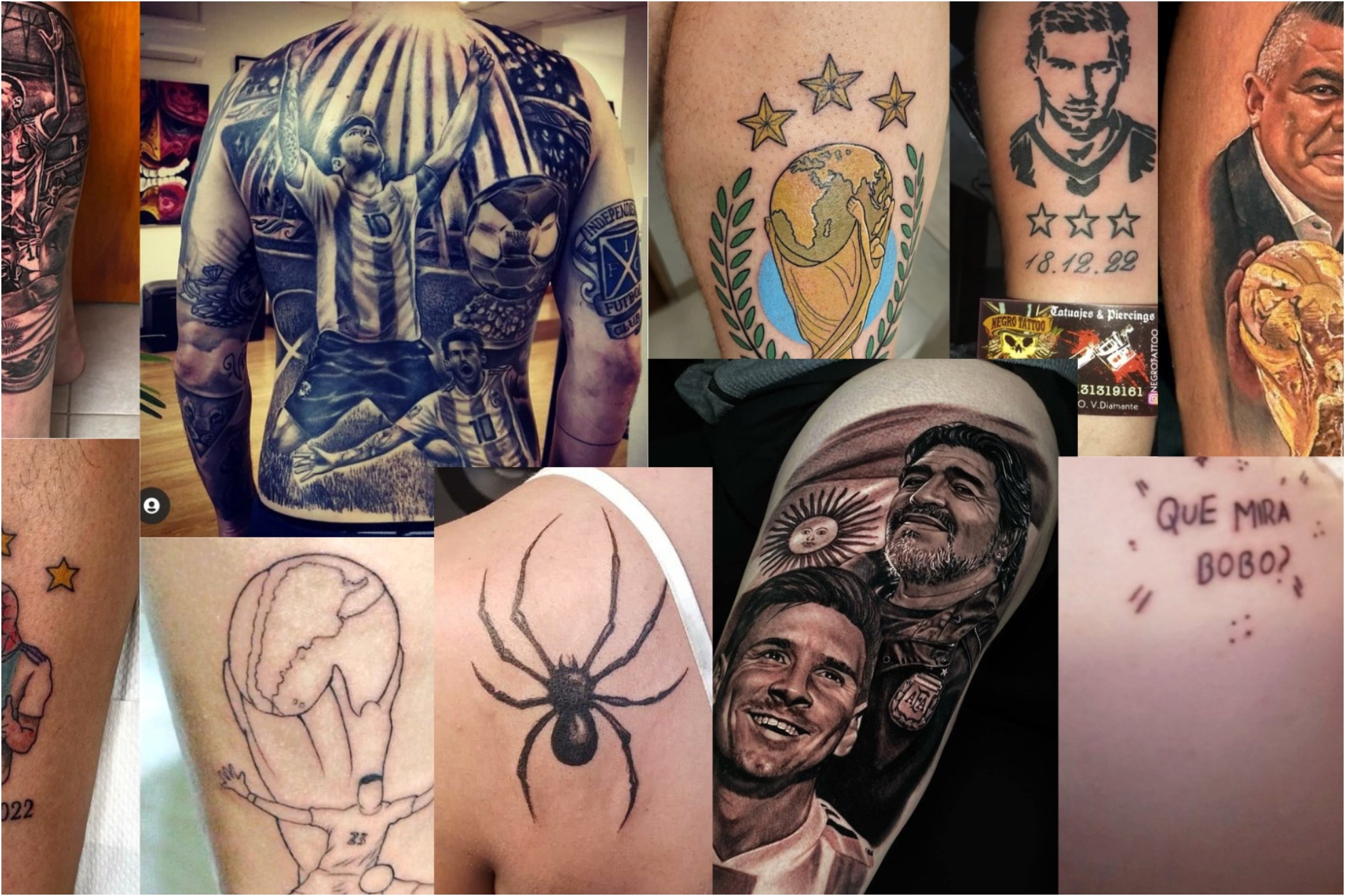 World Cup 2022: Argentina fans go crazy for World Cup tattoos, paying  tribute to the national team's victory | Marca