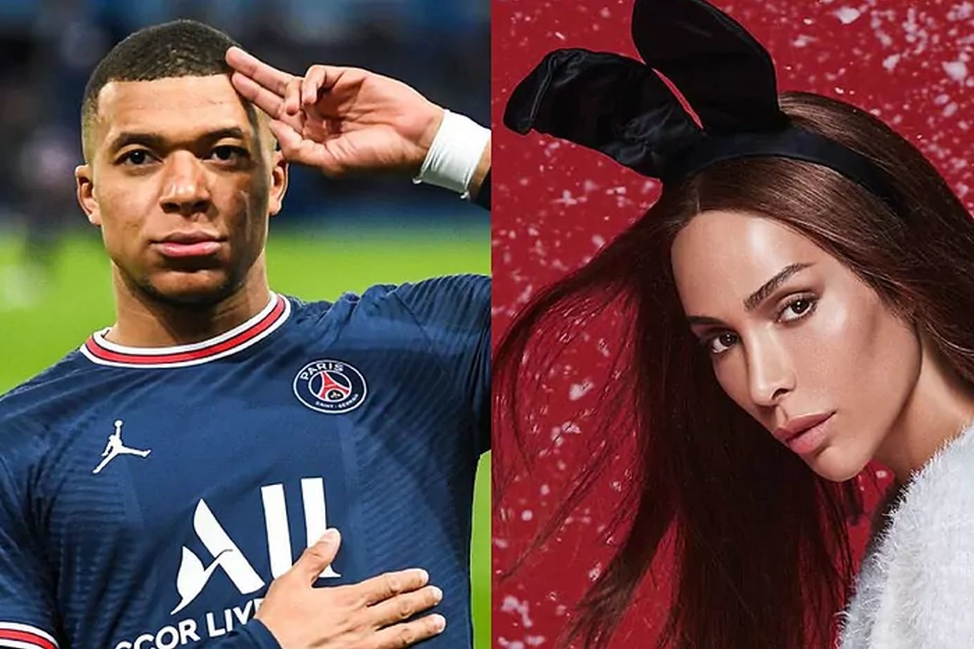Mbappe splits from his trans girlfriend and starts dating the ex of a PSG player Marca picture