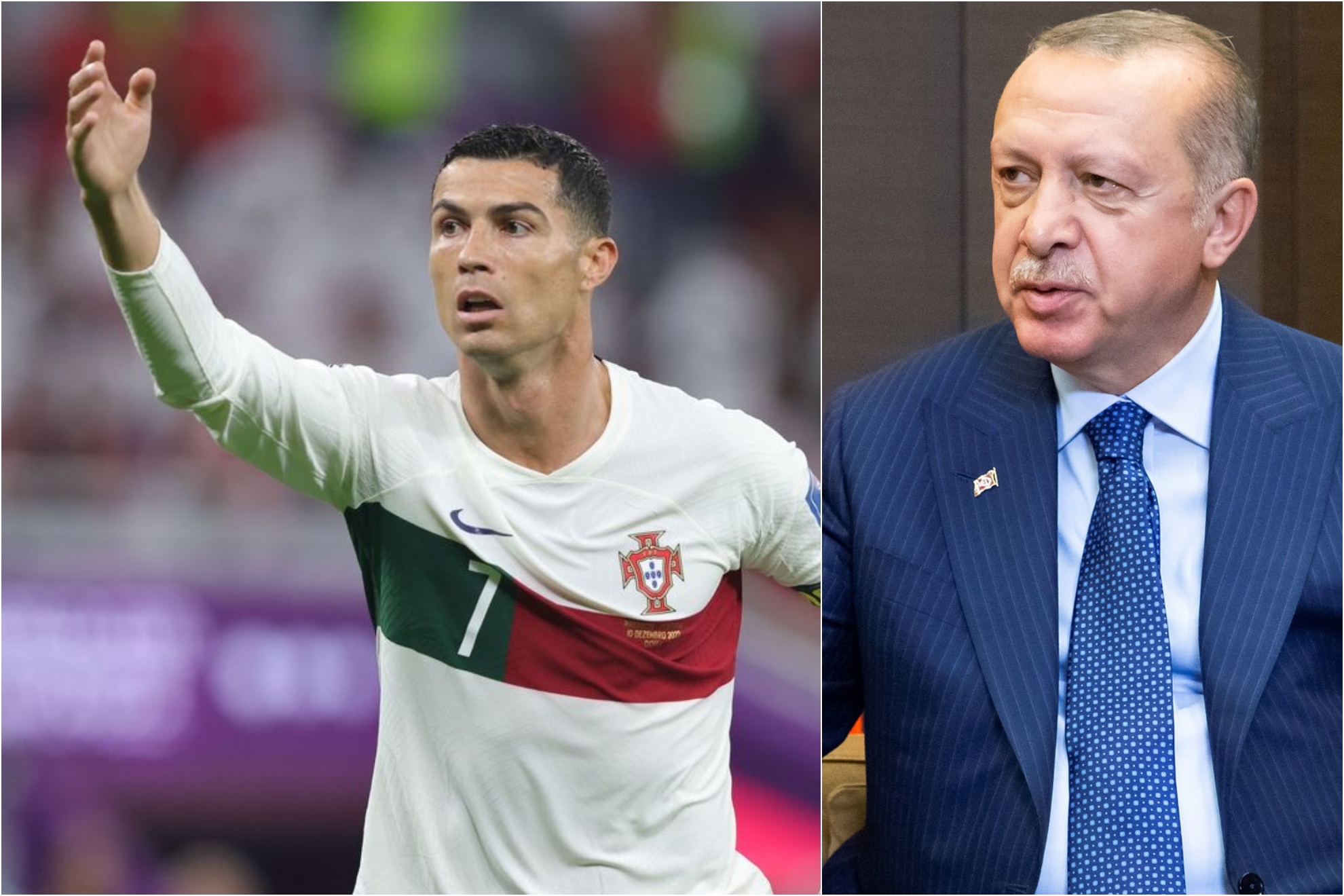 Erdogan: Cristiano Ronaldo was the victim of a political veto at the World Cup