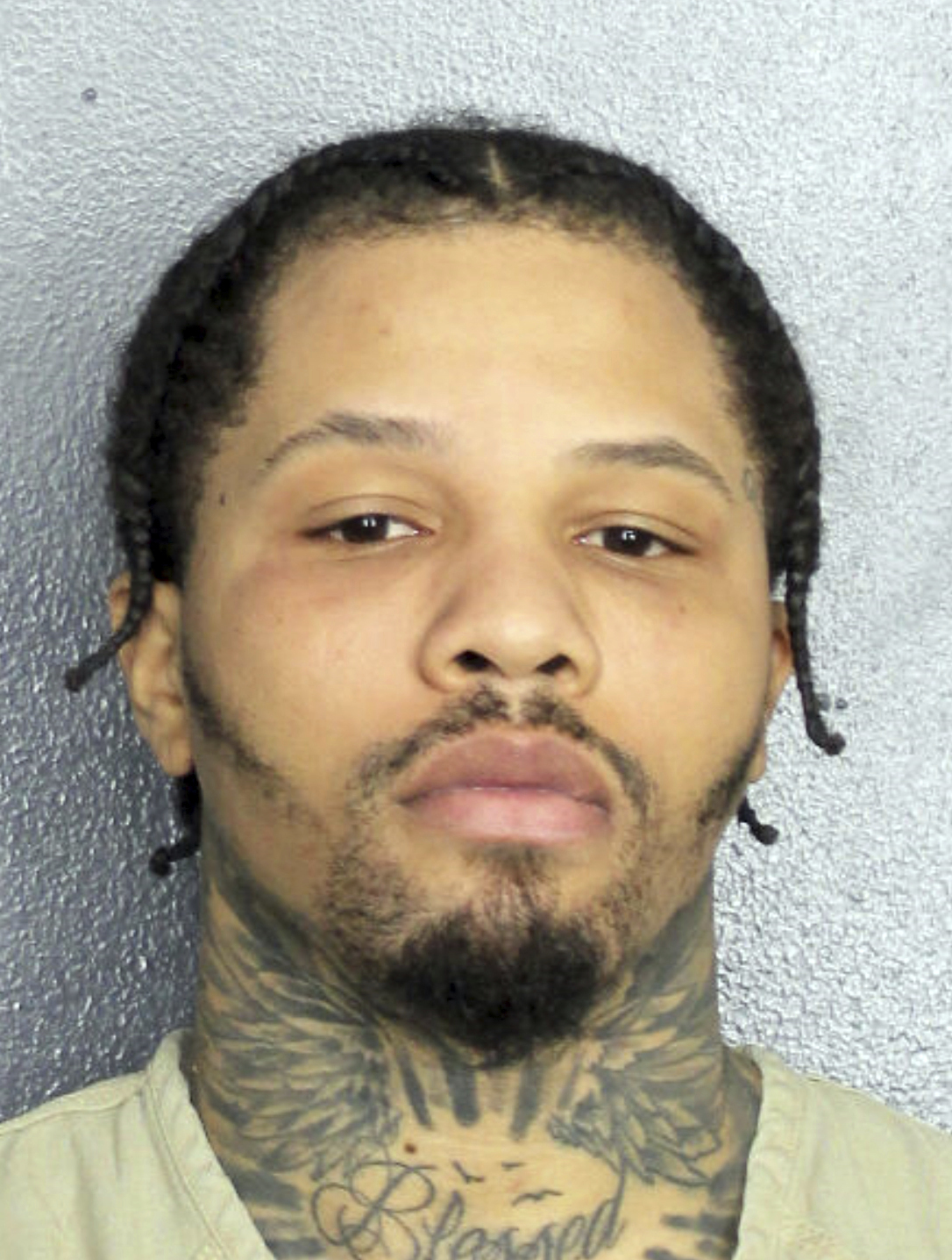 This booking image provided by the Broward County Sheriff's Office shows professional boxer lt;HIT gt;Gervonta lt;/HIT gt; Davis, who has been jailed in Florida after he struck a woman in the face, authorities said Wednesday, Dec. 28, 2022. (Broward County Sheriff's Office via AP)