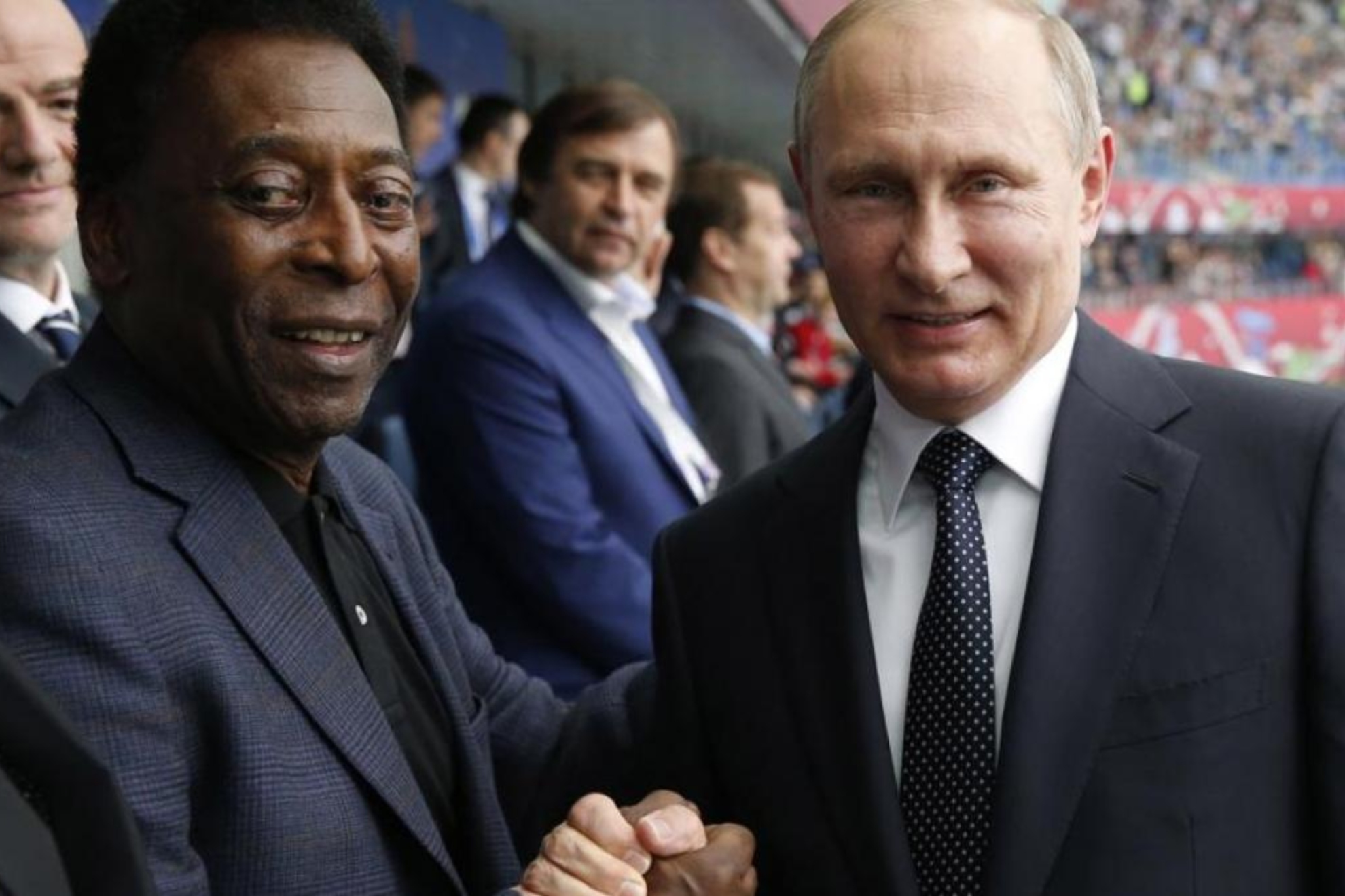Putin muestra sus condolencias por la muerte de Pelé.