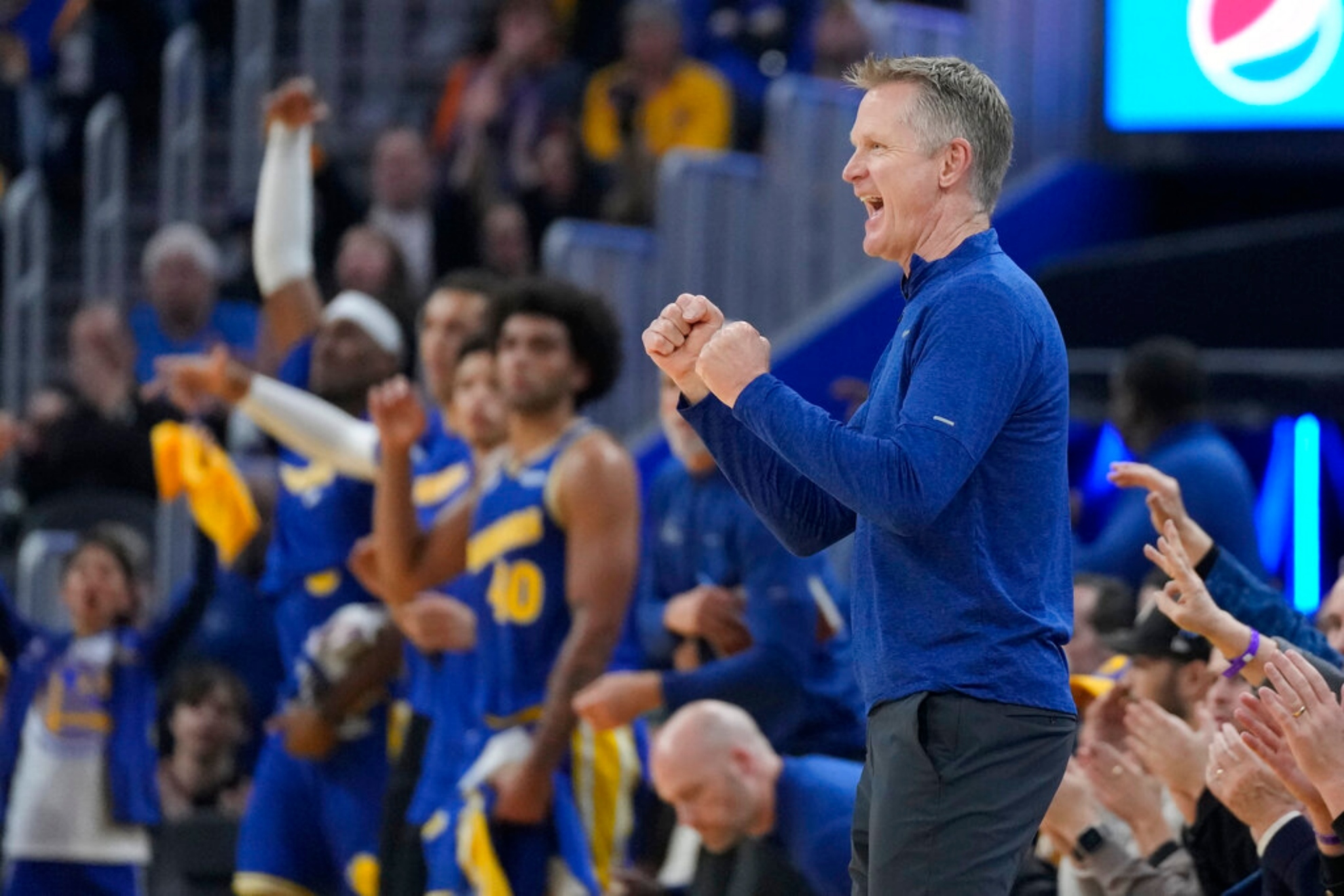 Steve Kerr gives an update on Steph Curry's injury and  there could be a date for his return