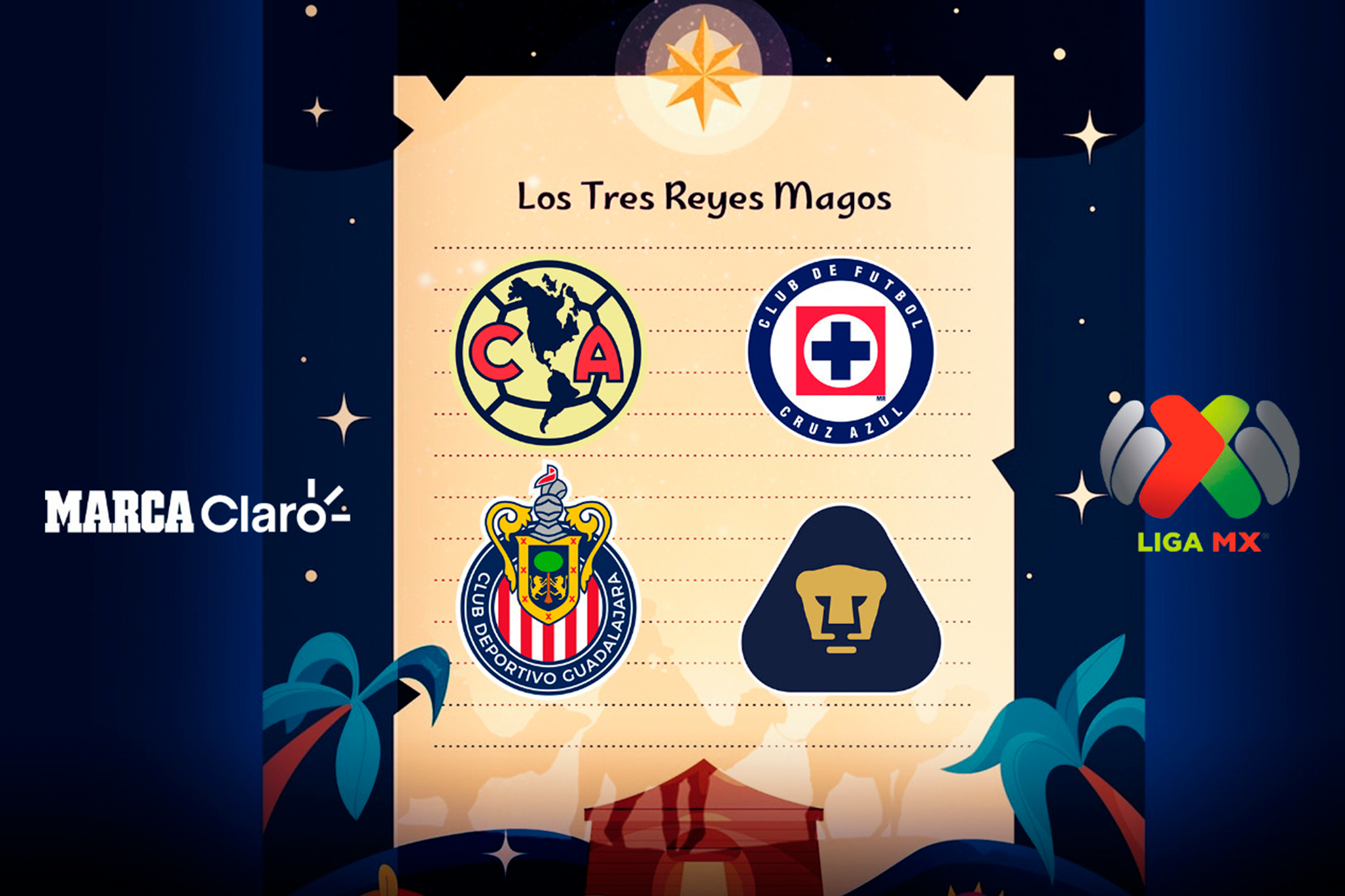 ¿Qué le pedirán los equipos de la Liga MX a los Reyes Magos? | MARCA Claro