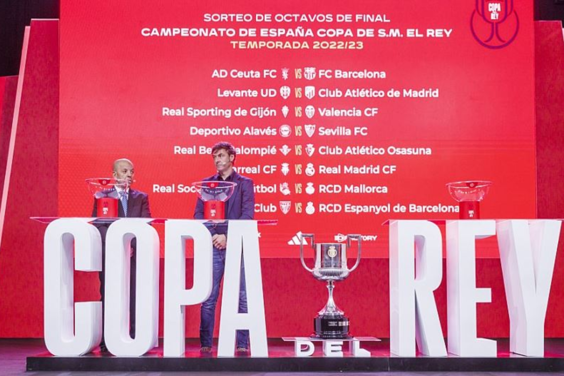 Octavos de Copa: Ceuta-Bara, Villarreal-Madrid...