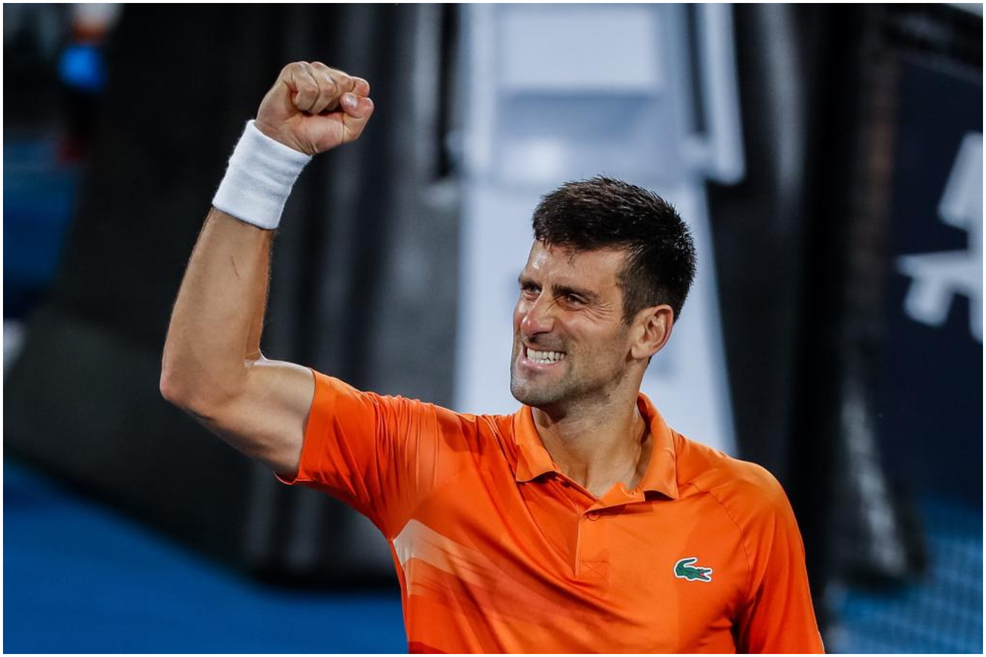 Novak Djokovic, tras ganar al final en Adelaida.