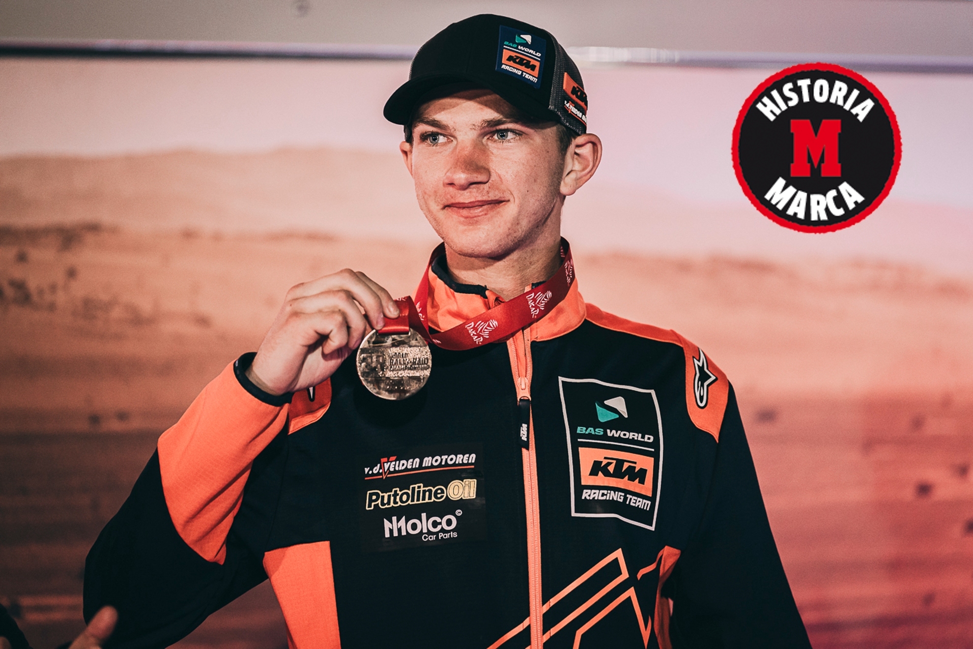 Si sigue as, Mason Klein se colgar muchas medallas de ganador en el Dakar.