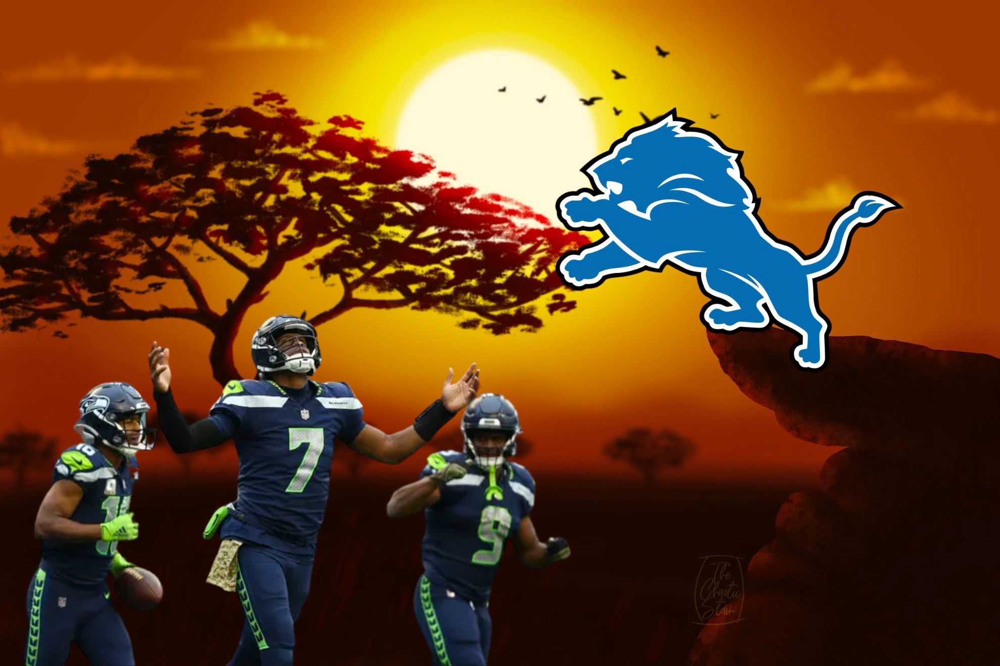 The Seahawks thanked the Detroit Lions on social media with a simple meaningful message: "Hakuna Matata".