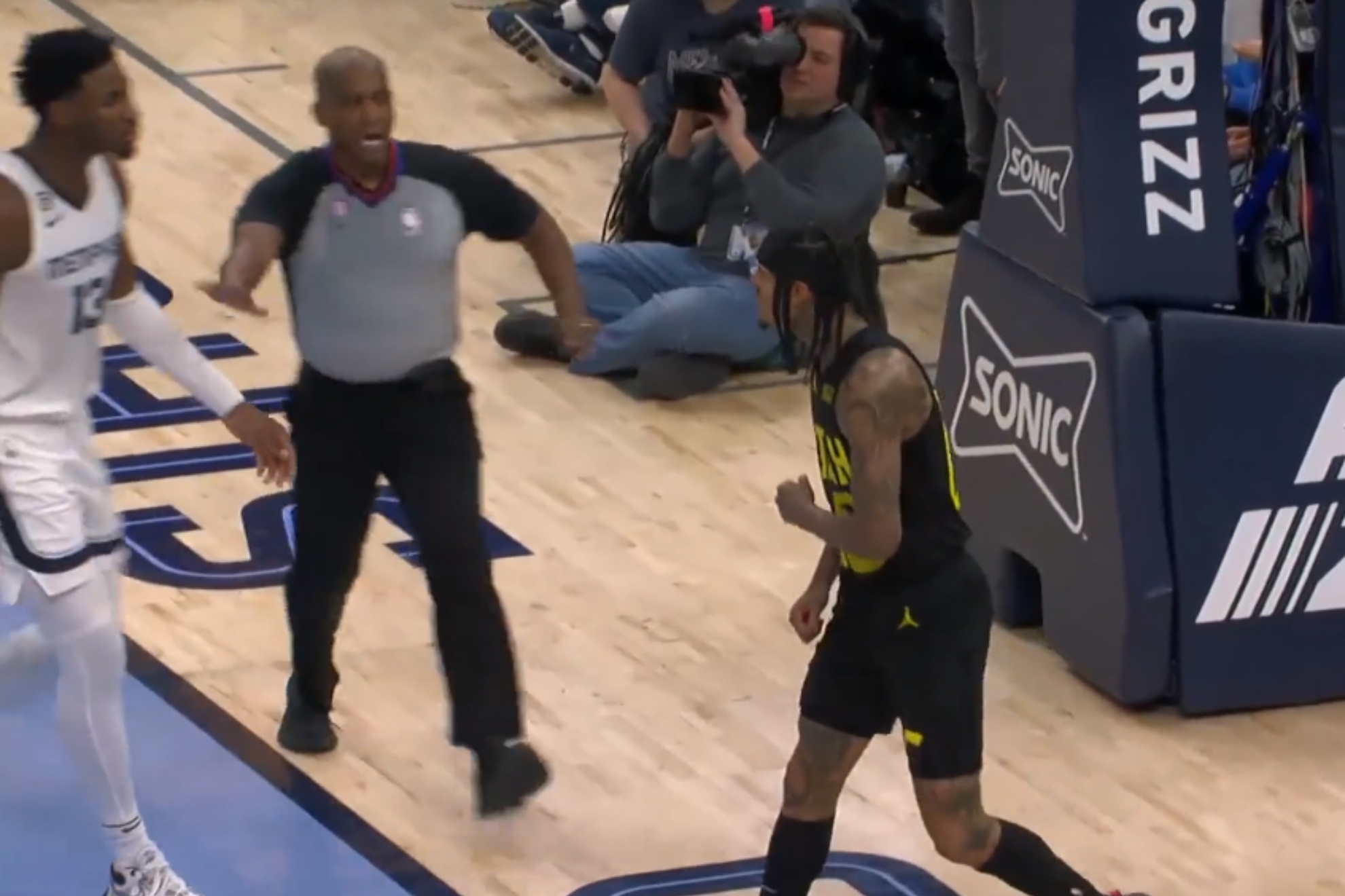 Clarkson's antics vs the Grizzlies: Responds after flagrant foul and gets ejected