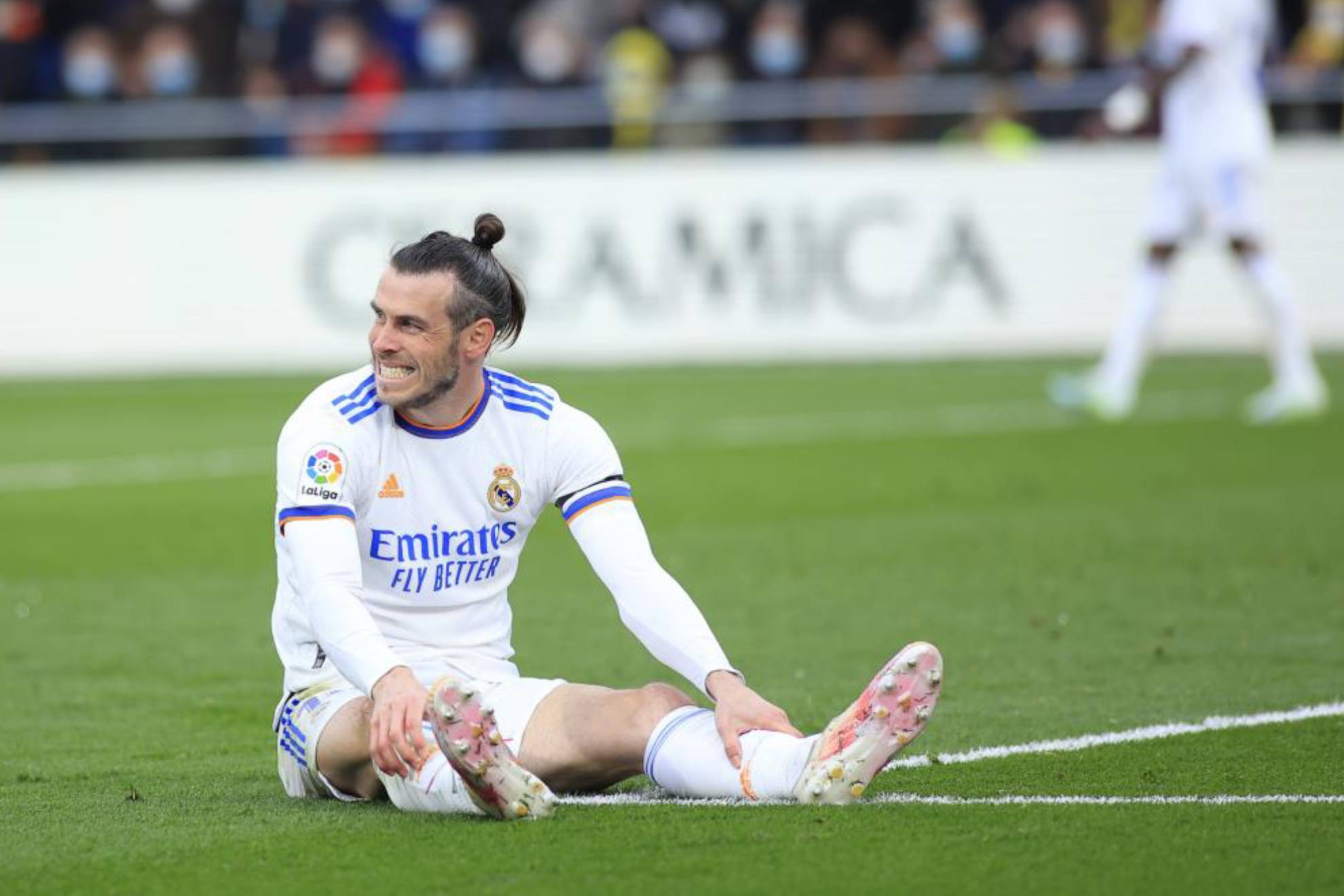 Bale lamentando una ocasión de gol con el Real Madrid