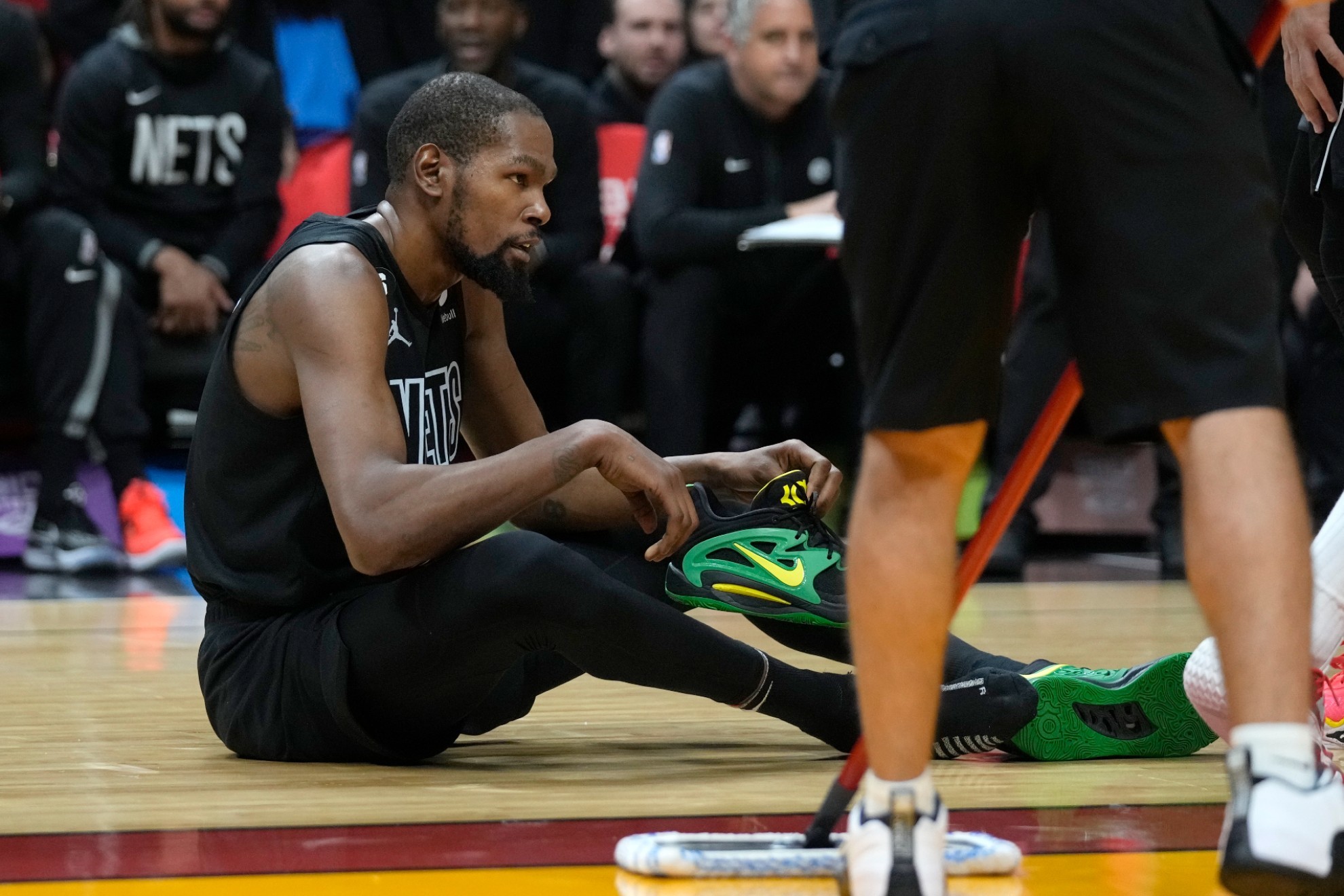 Kevin Durant, dos semanas fuera tras su lesión en Miami | AP