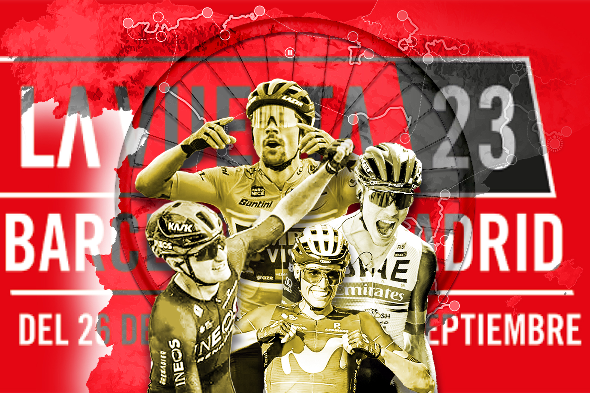 La vuelta de los colosos: Así es el recorrido de La Vuelta a España 2023