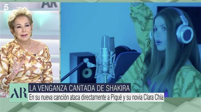 Ana Rosa reacciona a la ltima cancin de Shakira.