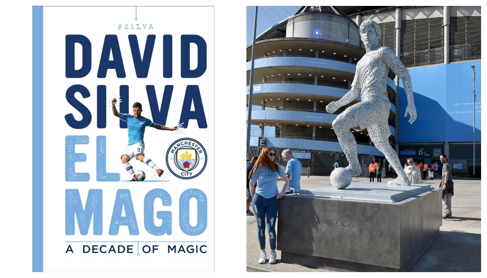 David Silva jug diez aos en el Manchester City, la mejor poca en la historia del club, y la entidad quiso homenajearle de diferentes maneras.