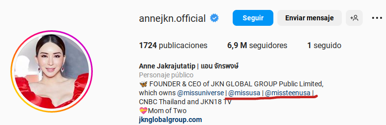 Anne JKN's Instagram profile
