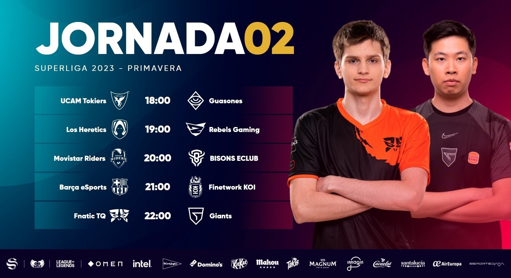 Superliga, schedules of the first day.  @LVPesLoL