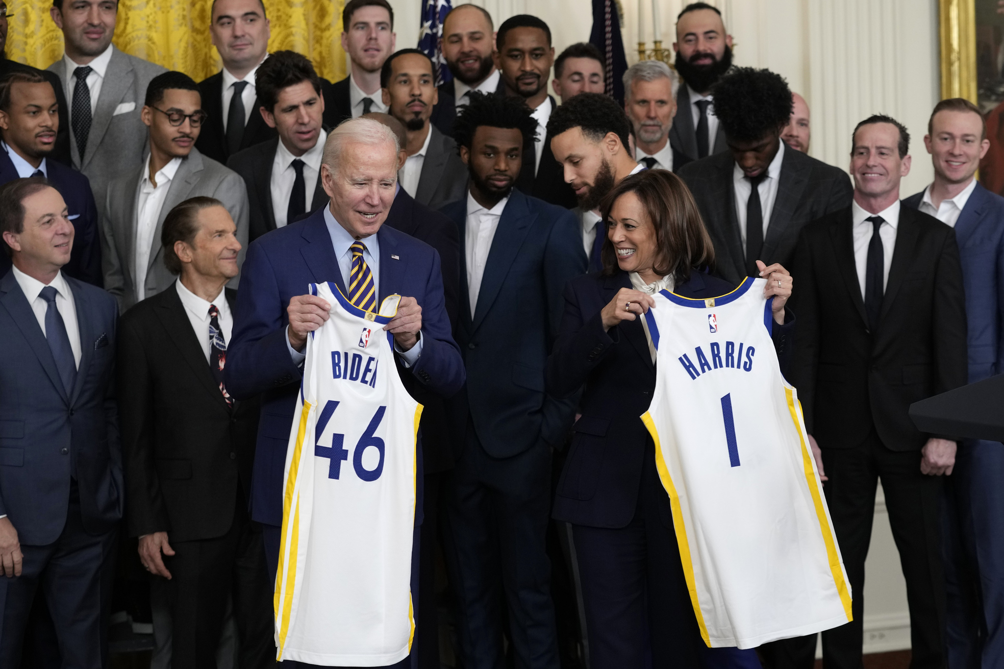 Así fue la visita de los campeones Warriors a la Casa Blanca: 'Curry for president'