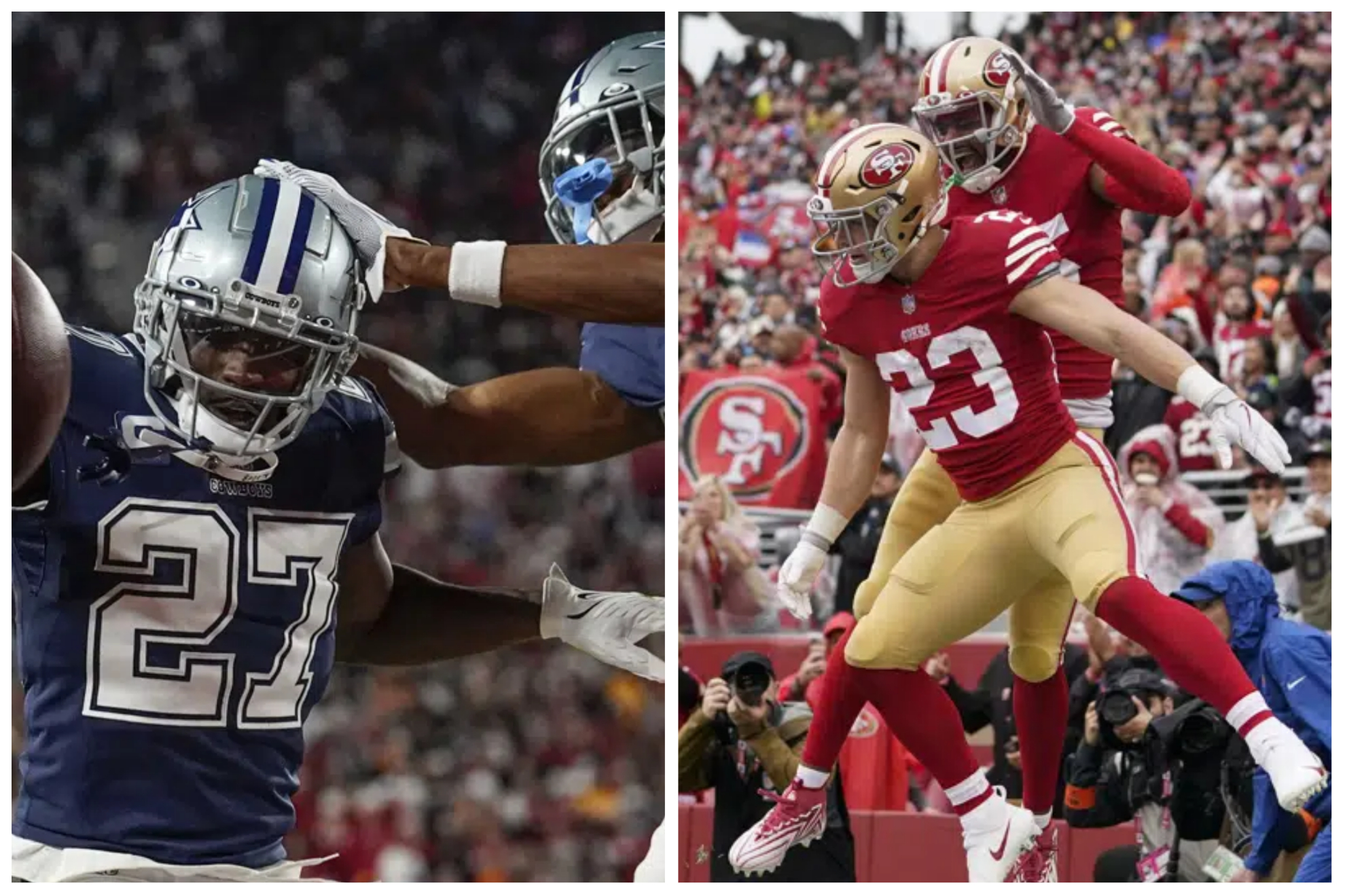 The San Francisco 49ers will host the Dallas Cowboys in the divisional round of the playoffs.