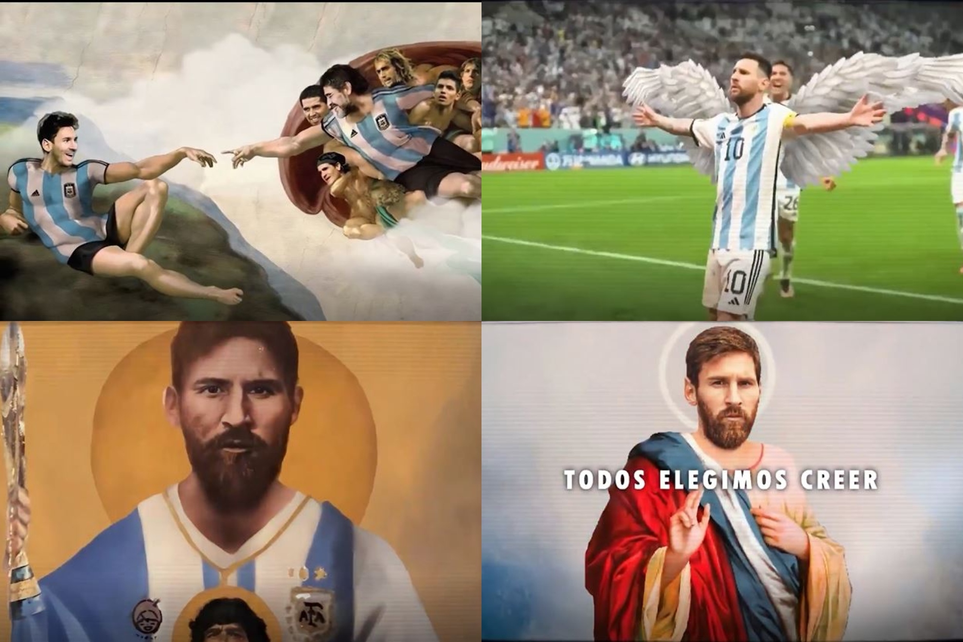 La oración con la que Argentina celebra el mes de su Copa del Mundo: Creo en Dios Messi, Padre Todopoderoso