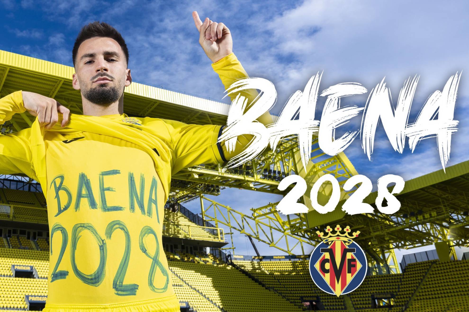 lex Baena renueva con el Villarreal hasta 2028 con un emotivo mensaje de recuerdo para Llaneza