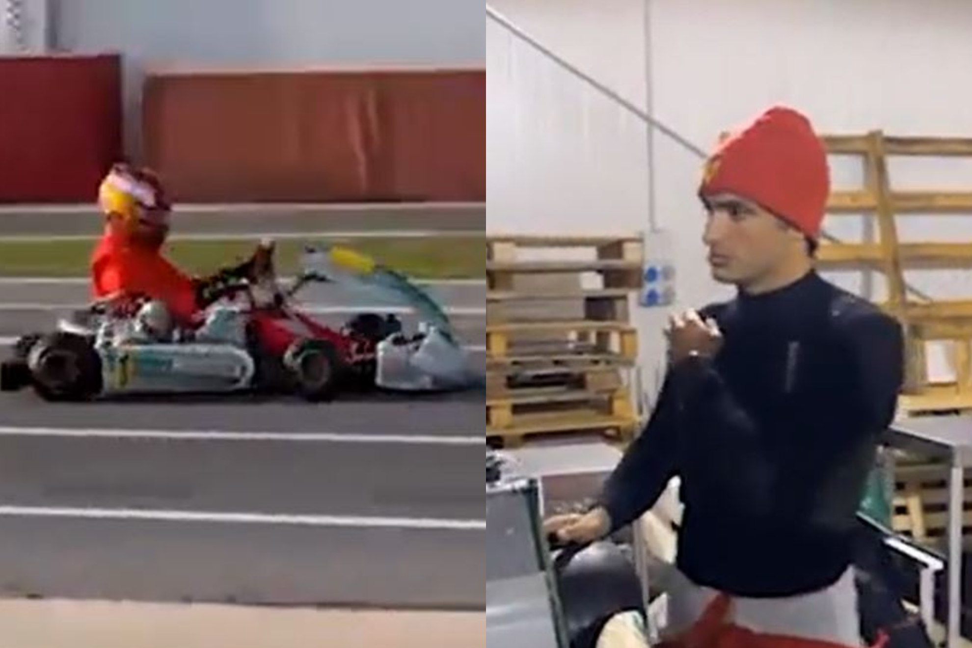 No es un Frmula 1 pero casi: Carlos Sainz vuelve a volar sobre una pista