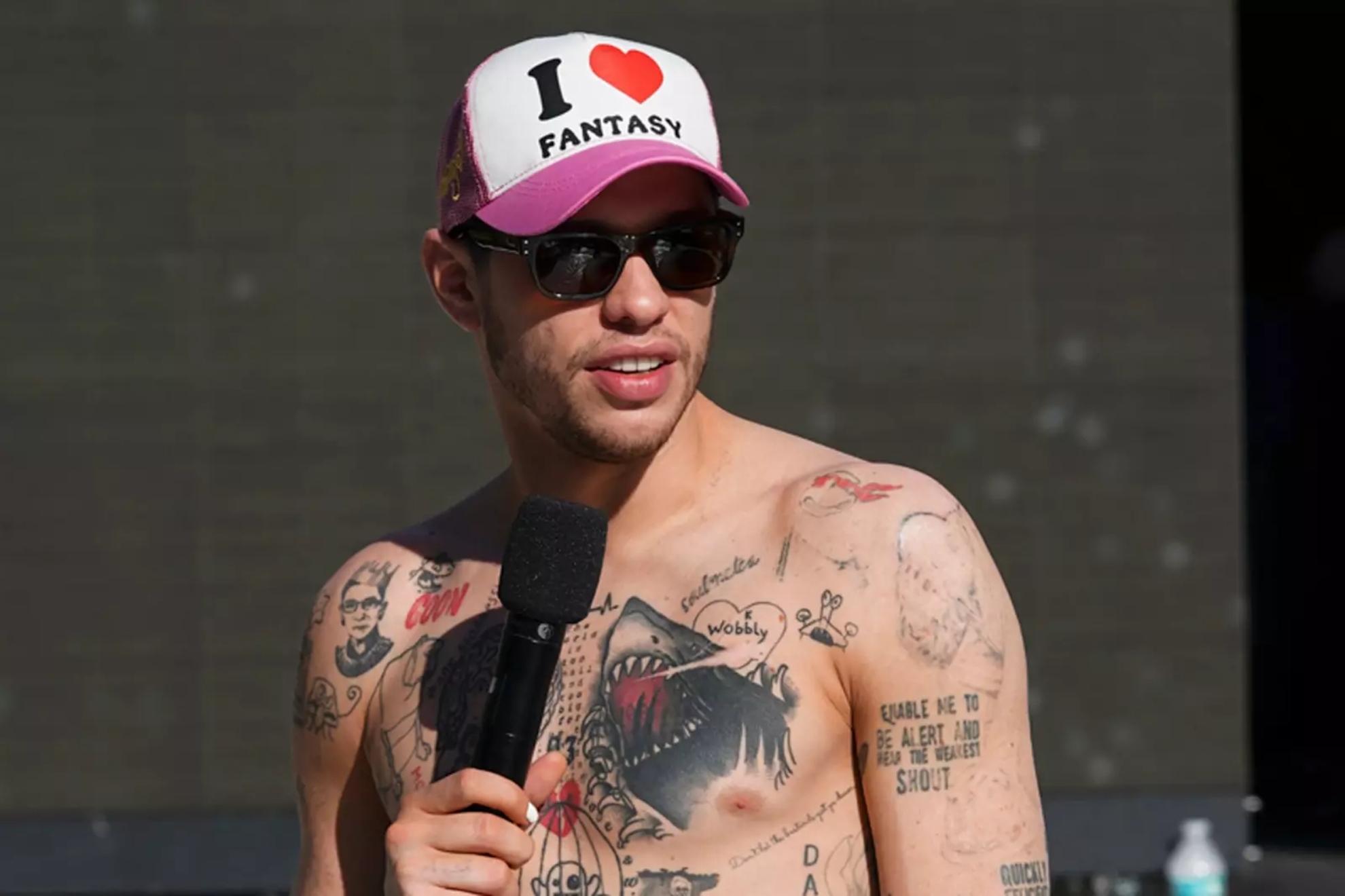 Kim Kardashian Reveals Pete Davidson Got Her Name Branded On His Chest And  My Girl Is A Lawyer Tattoo