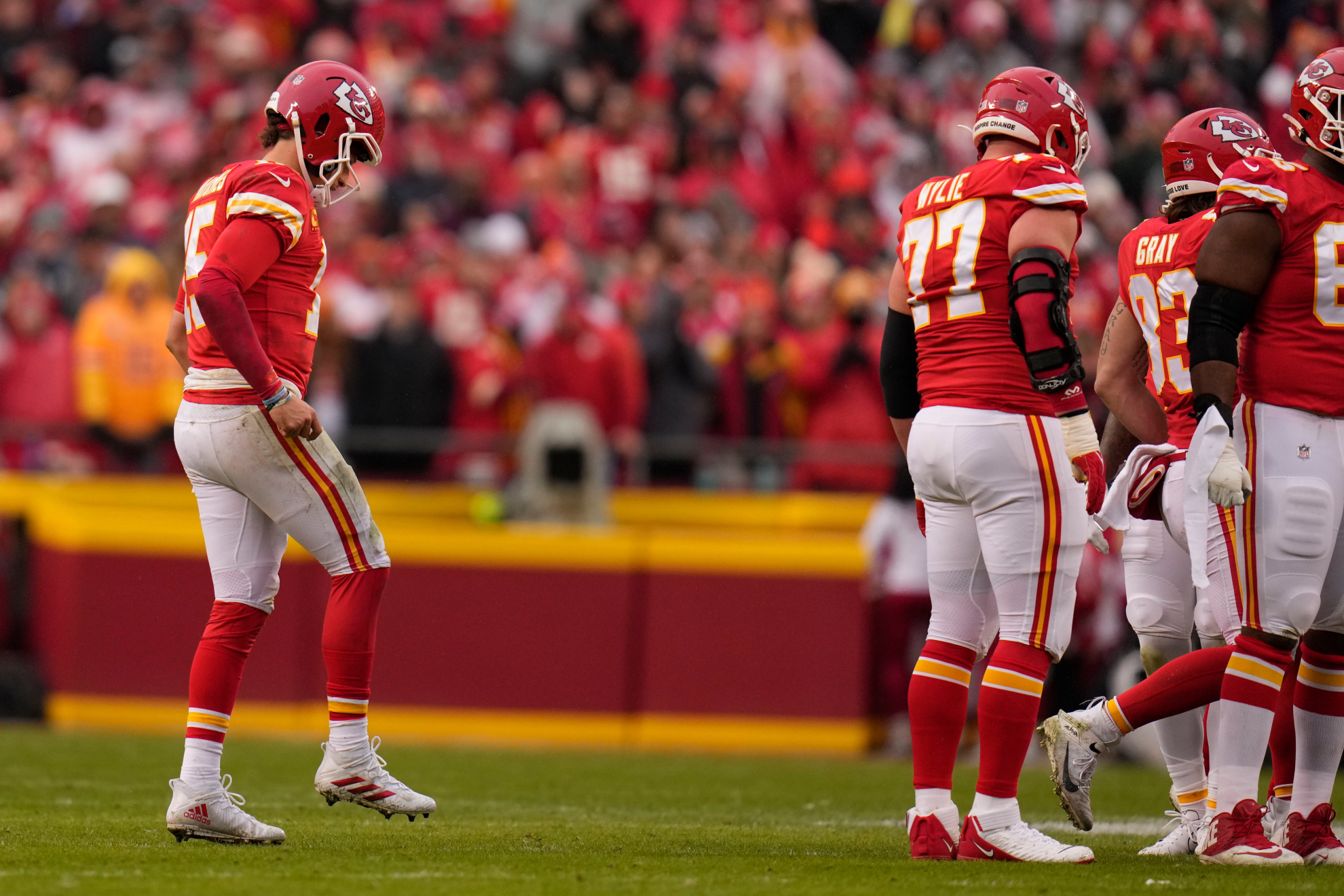 Patrick Mahomes injured his right ankle during the game against the Jaguars last Saturday.
