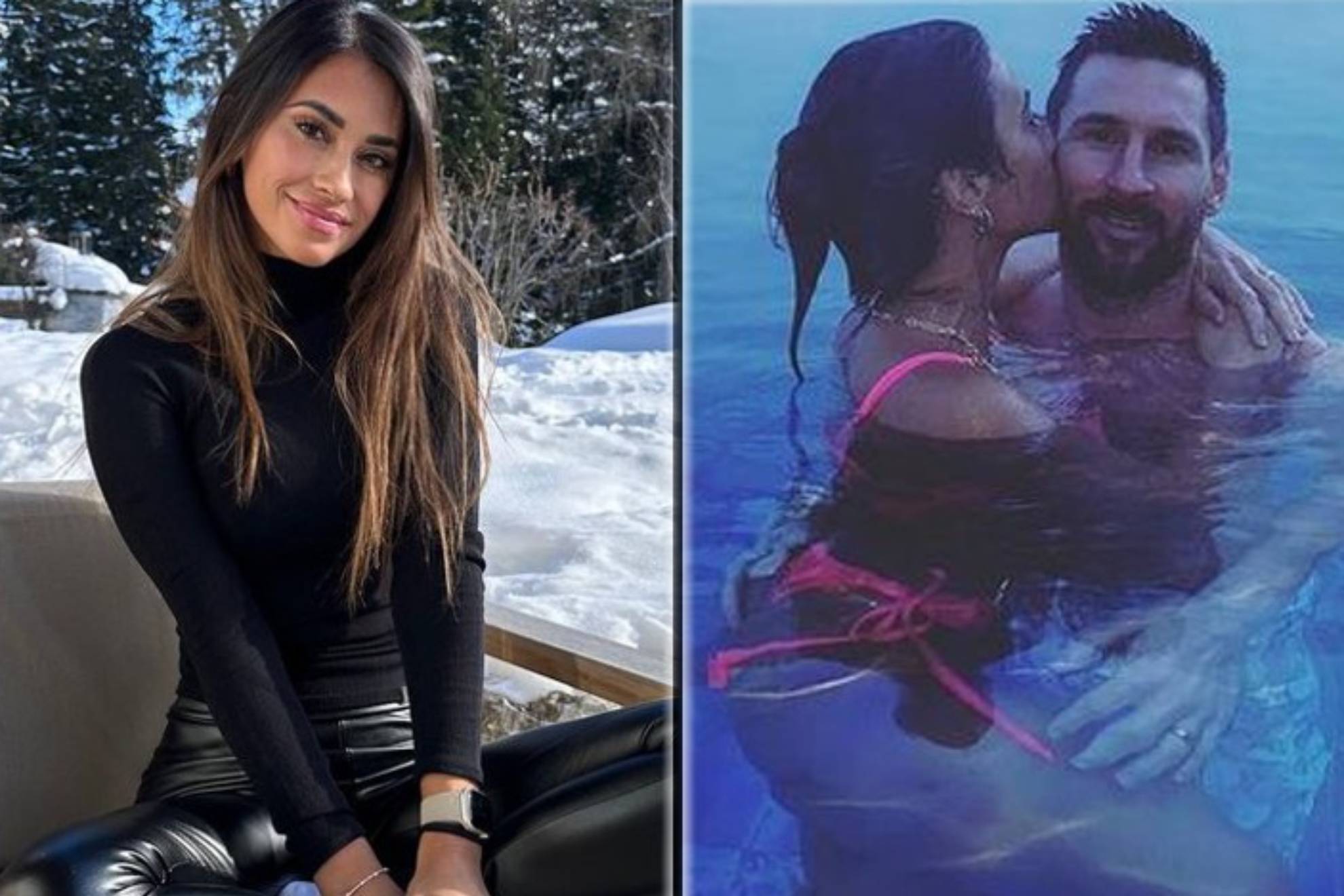 Antonela Roccuzzo y Leo Messi han disfrutado de unas vacaciones familiares en Crans-Montana (Suiza) acompañados de Daniella Semaan, mujer de Cesc Fábregas.