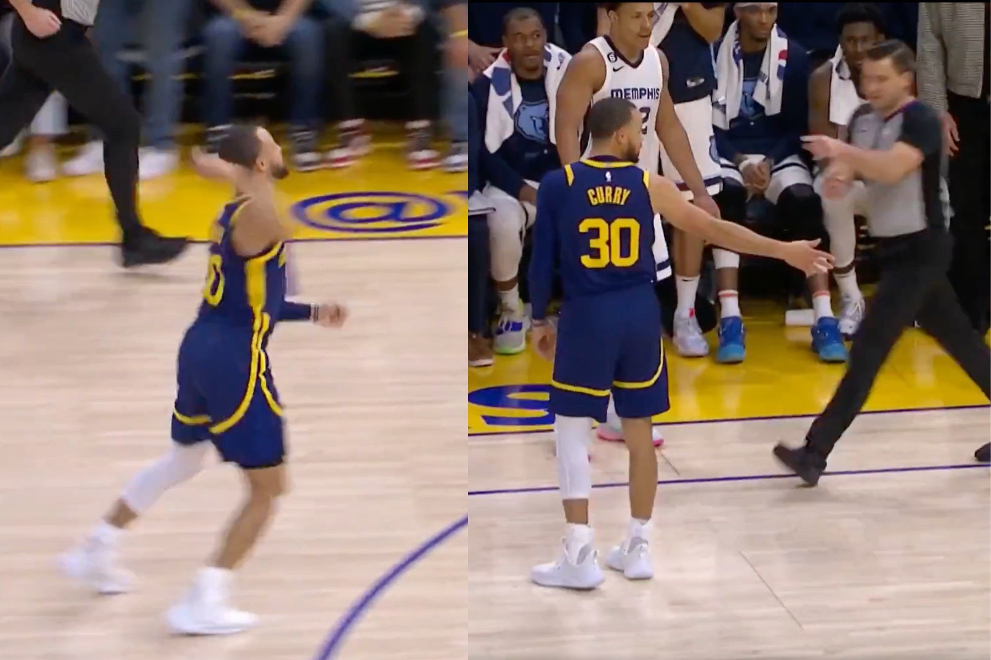 Steph Curry gets ejected by refs and fans unite in condemning officials