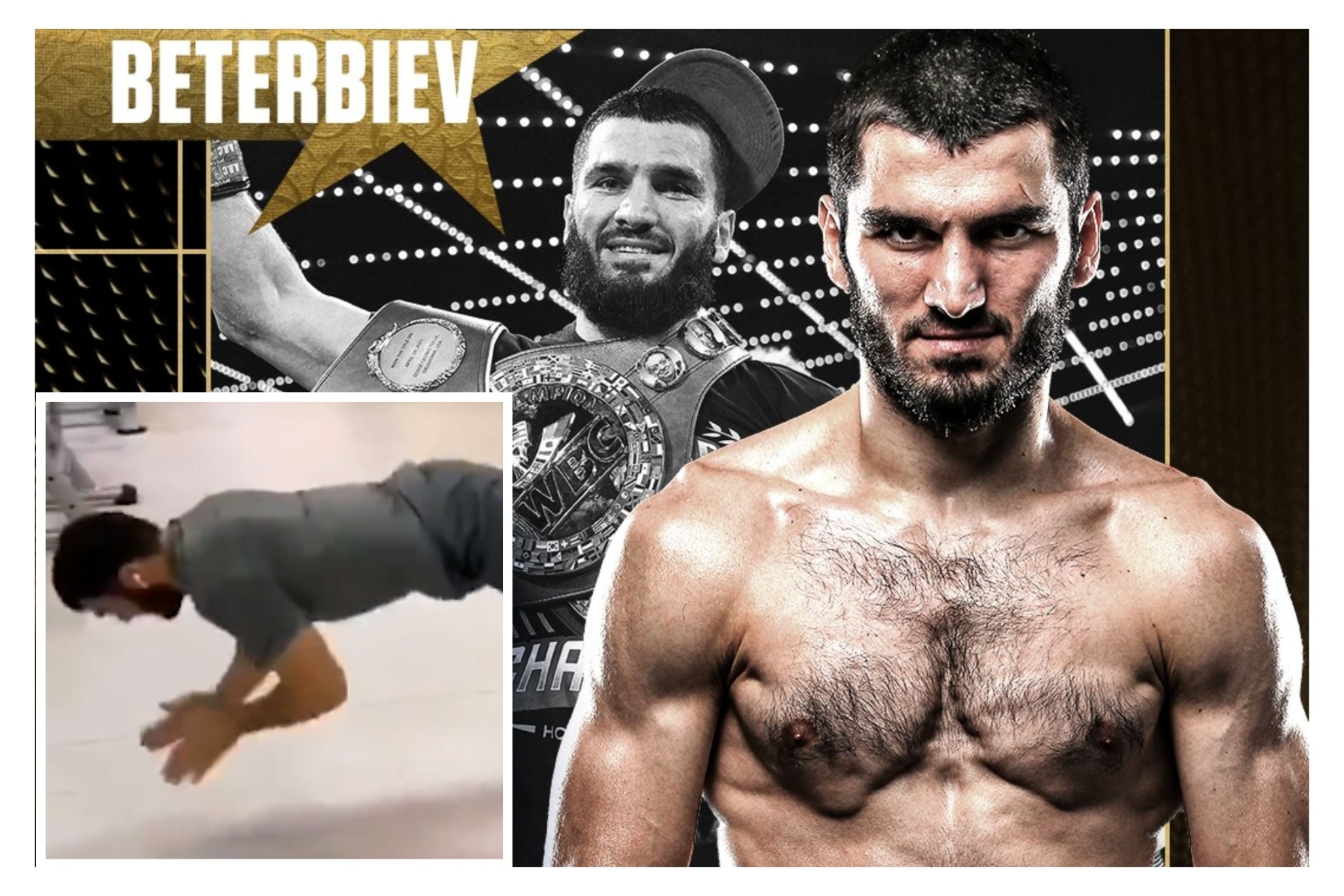 'Ivn Drago' Beterbiev realiza las flexiones imposibles antes de seguir con su cien por cien de KOs