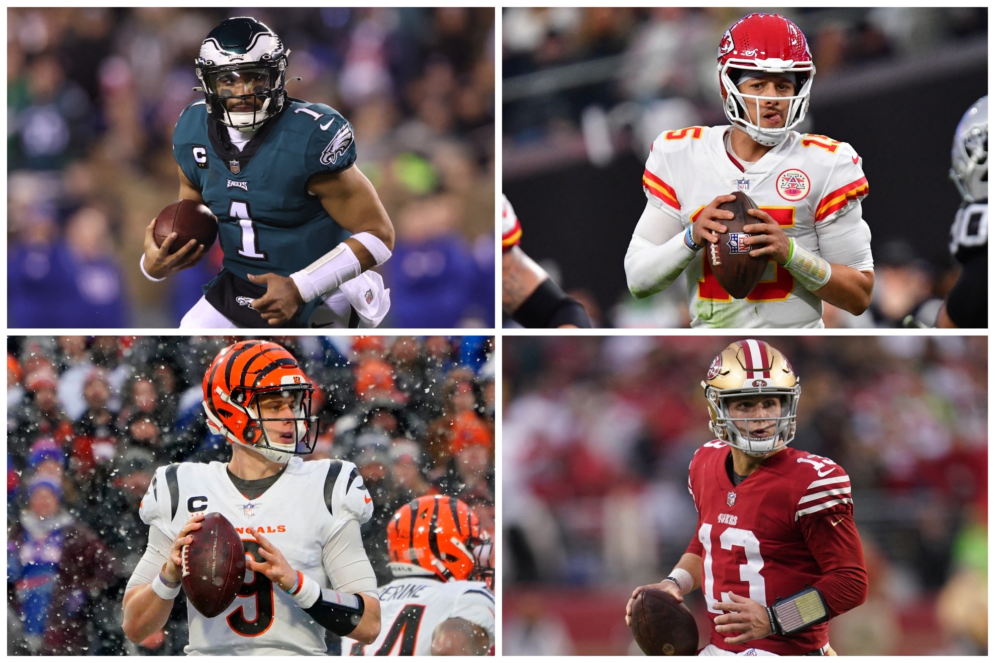 Eagles, 49ers, Chiefs y Bengals: ¿cuál sería un mejor Super Bowl? | Reuters