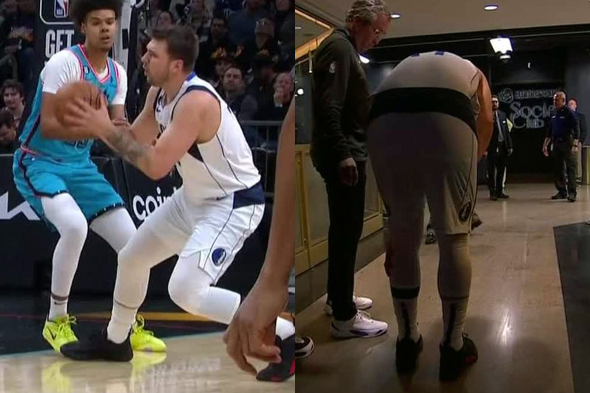 Luka Doncic suffered an ankle injury against the Phoenix Suns and is in danger of missing the NBA All-Star game.