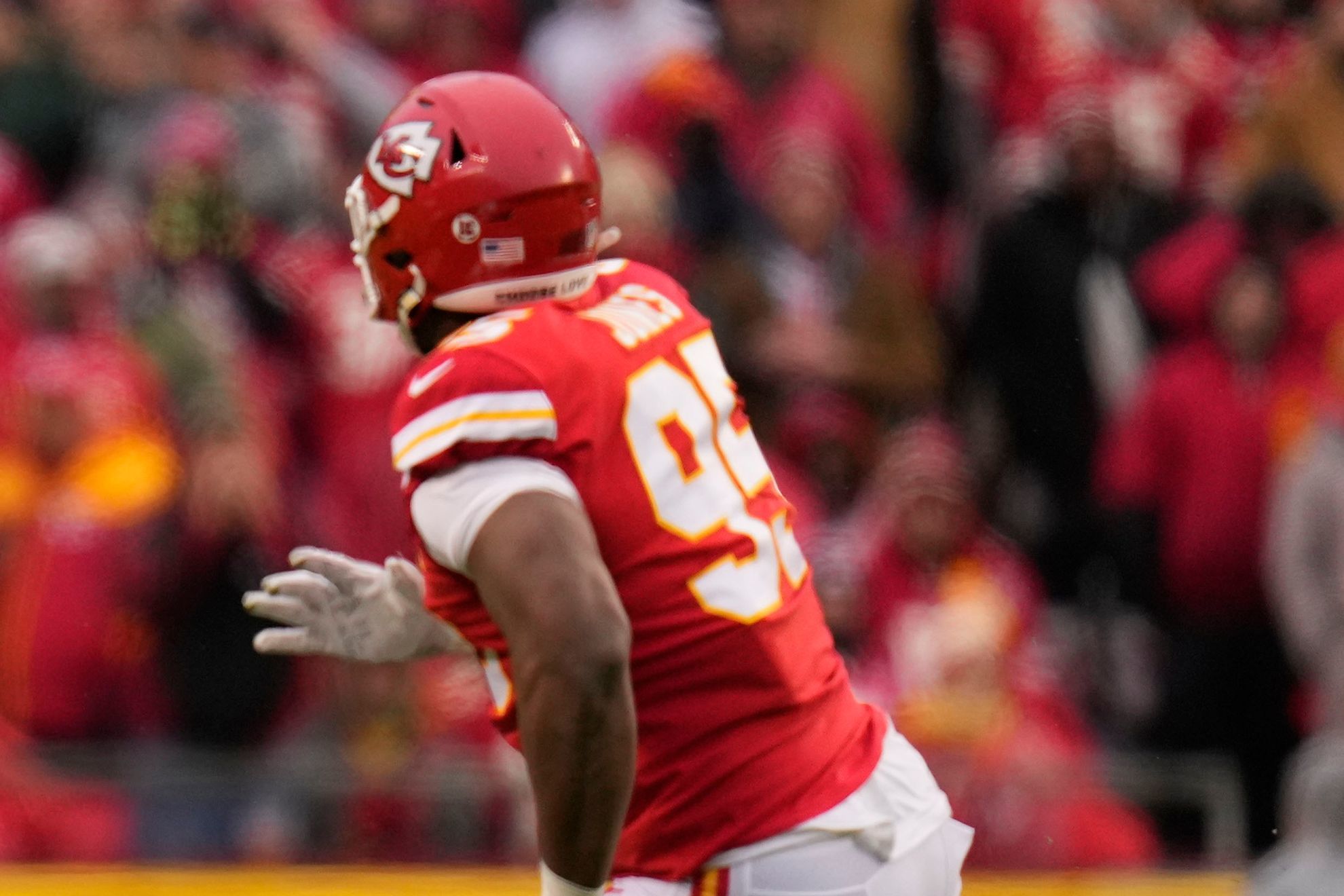 Chiefs DT Chris Jones blurted out three 'Burrowhead' jokes during press conference
