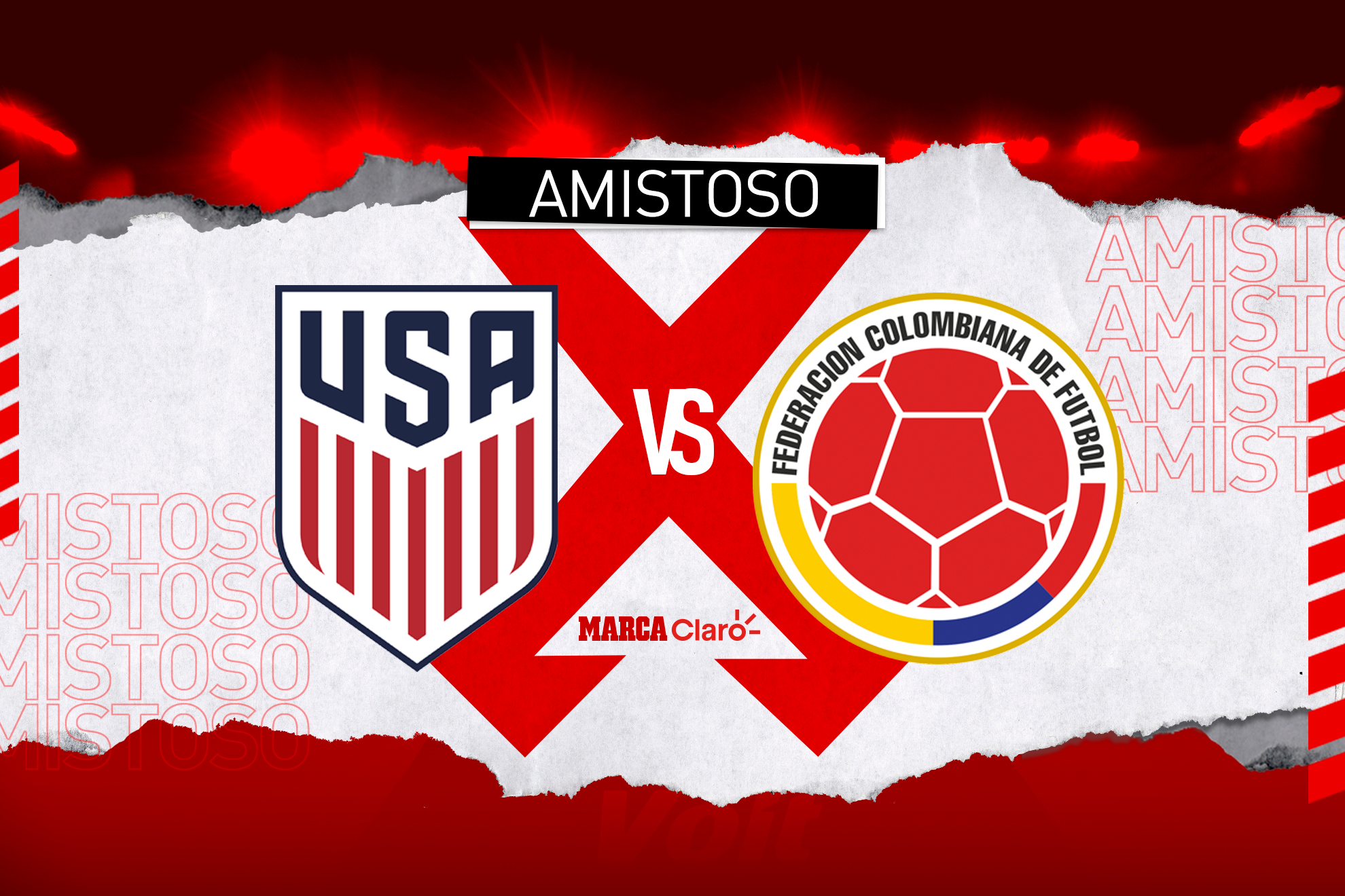 Fútbol Amistoso Internacional; Estados Unidos vs Colombia, en vivo