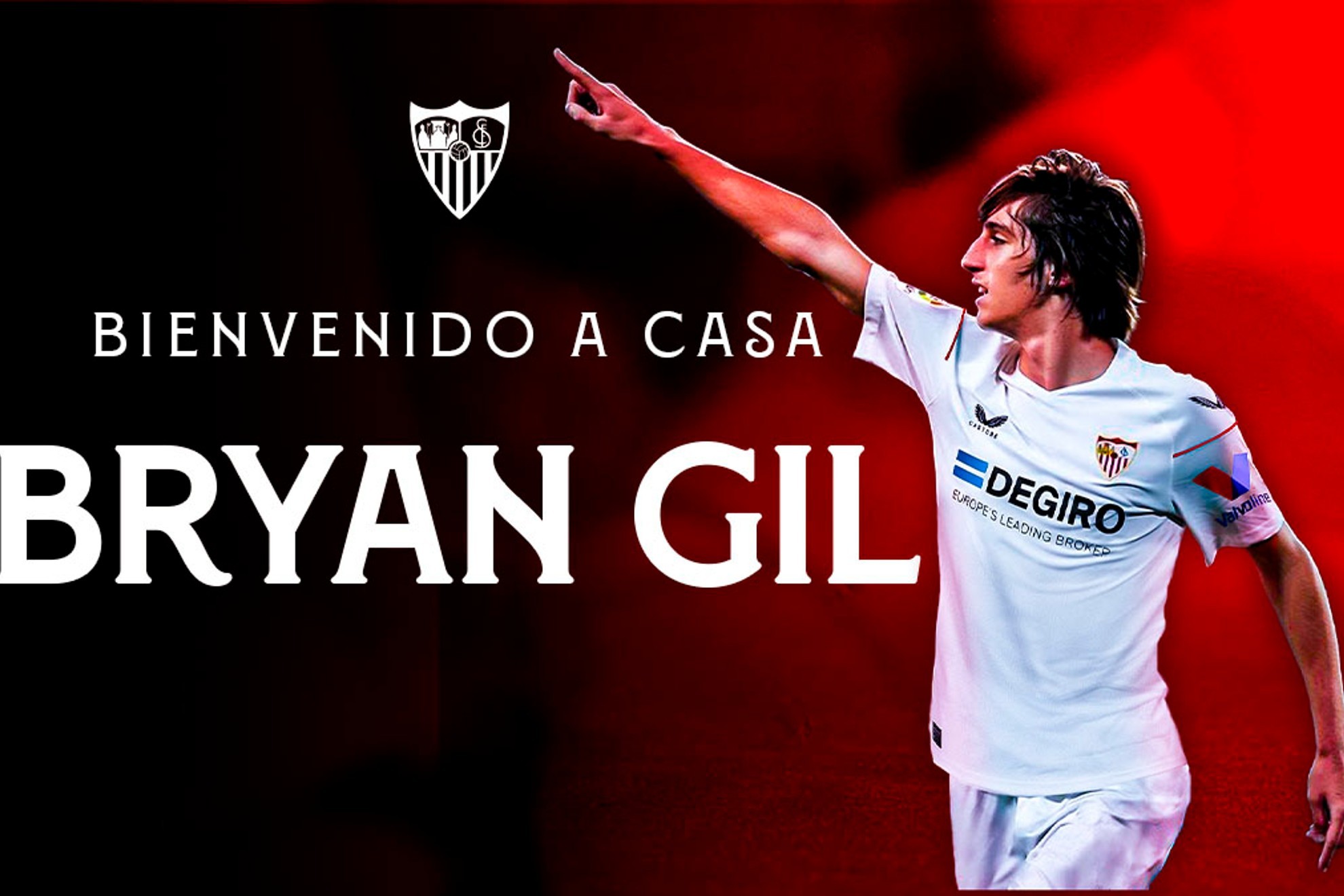 Oficial: Bryan Gil, cedido en el Sevilla hasta junio