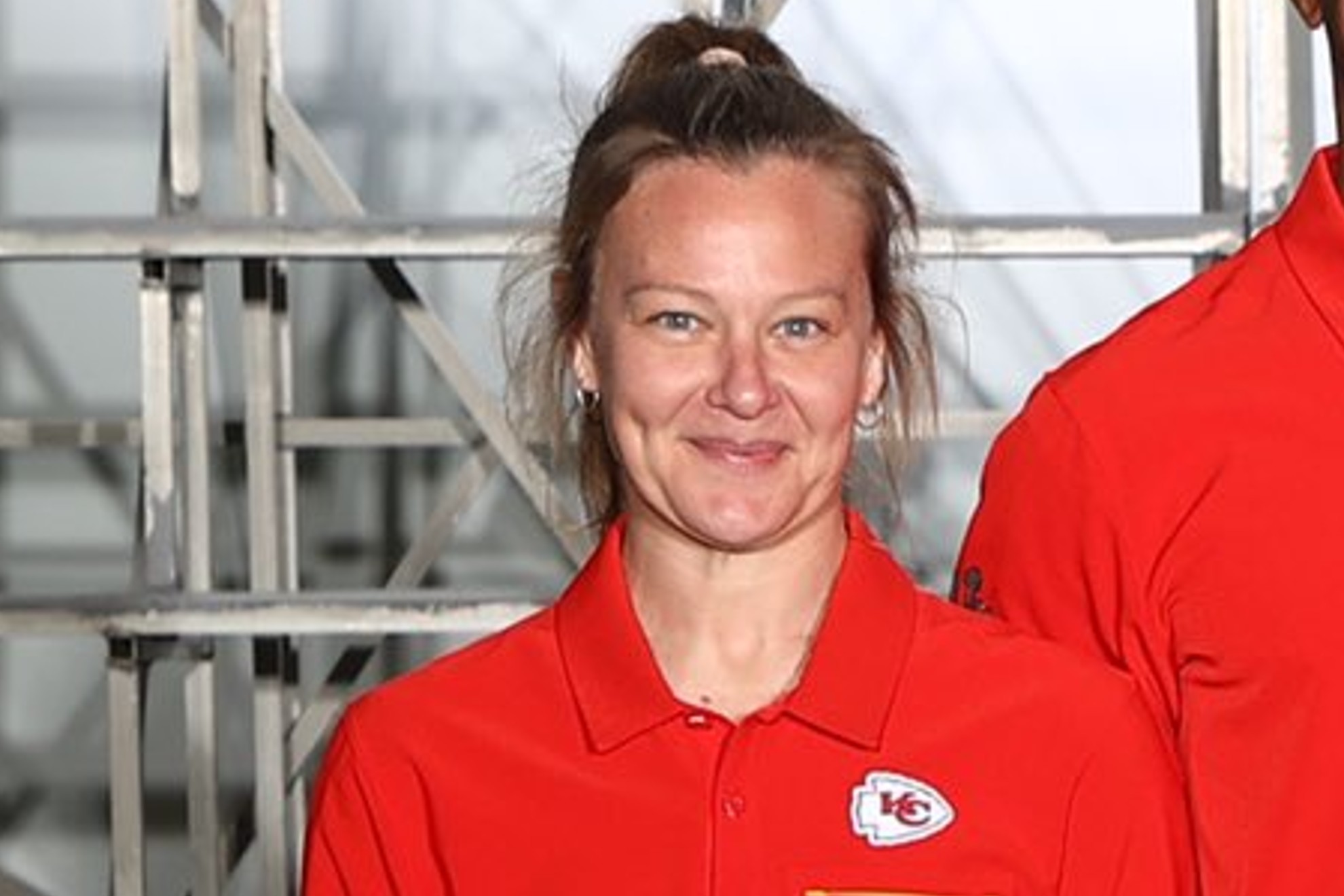 Julie Frymyer, Kansas City Chiefs assistant trainer.