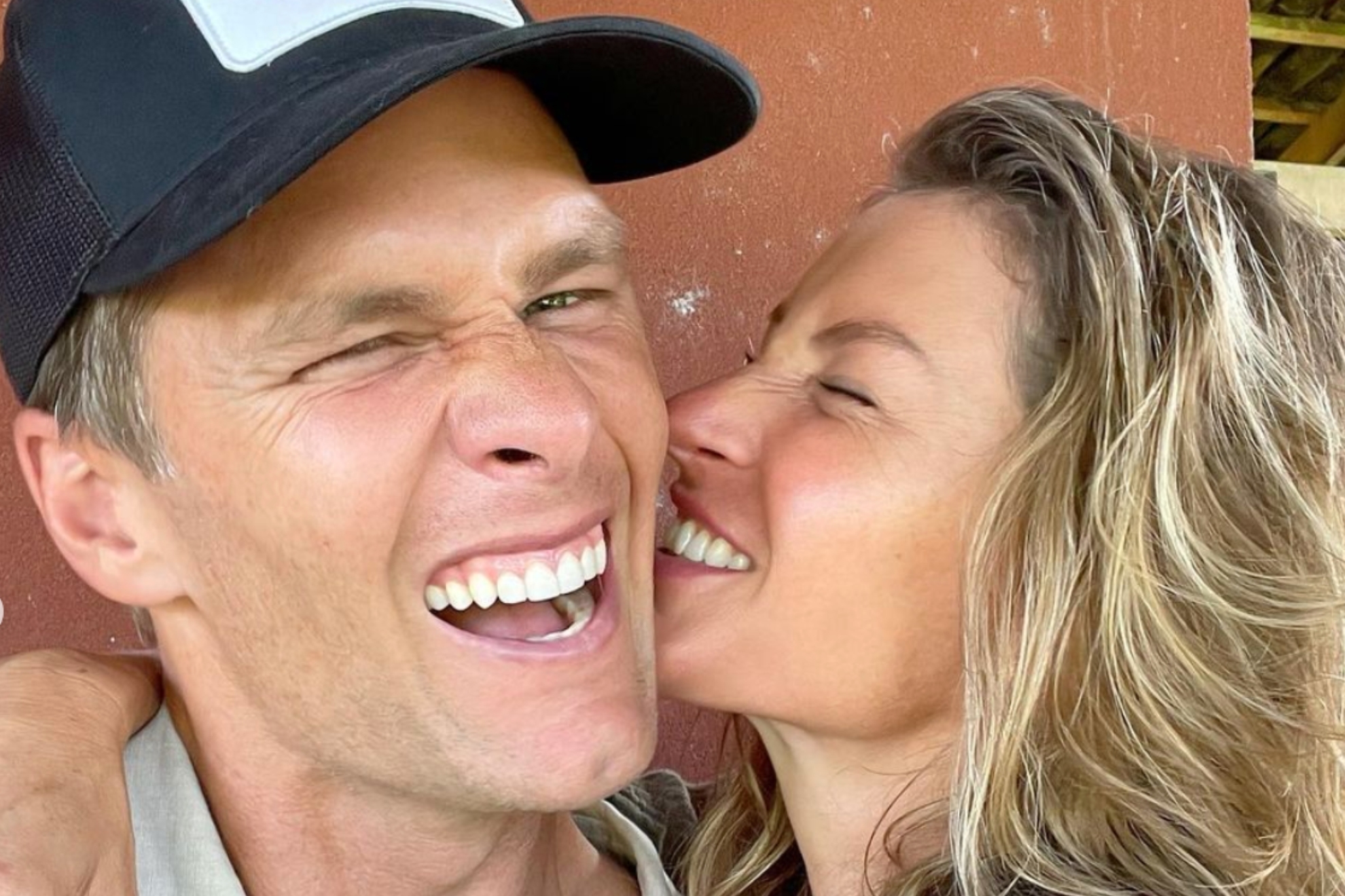 Instagram photo of Gisele Bündchen and Tom Brady when they were still married.