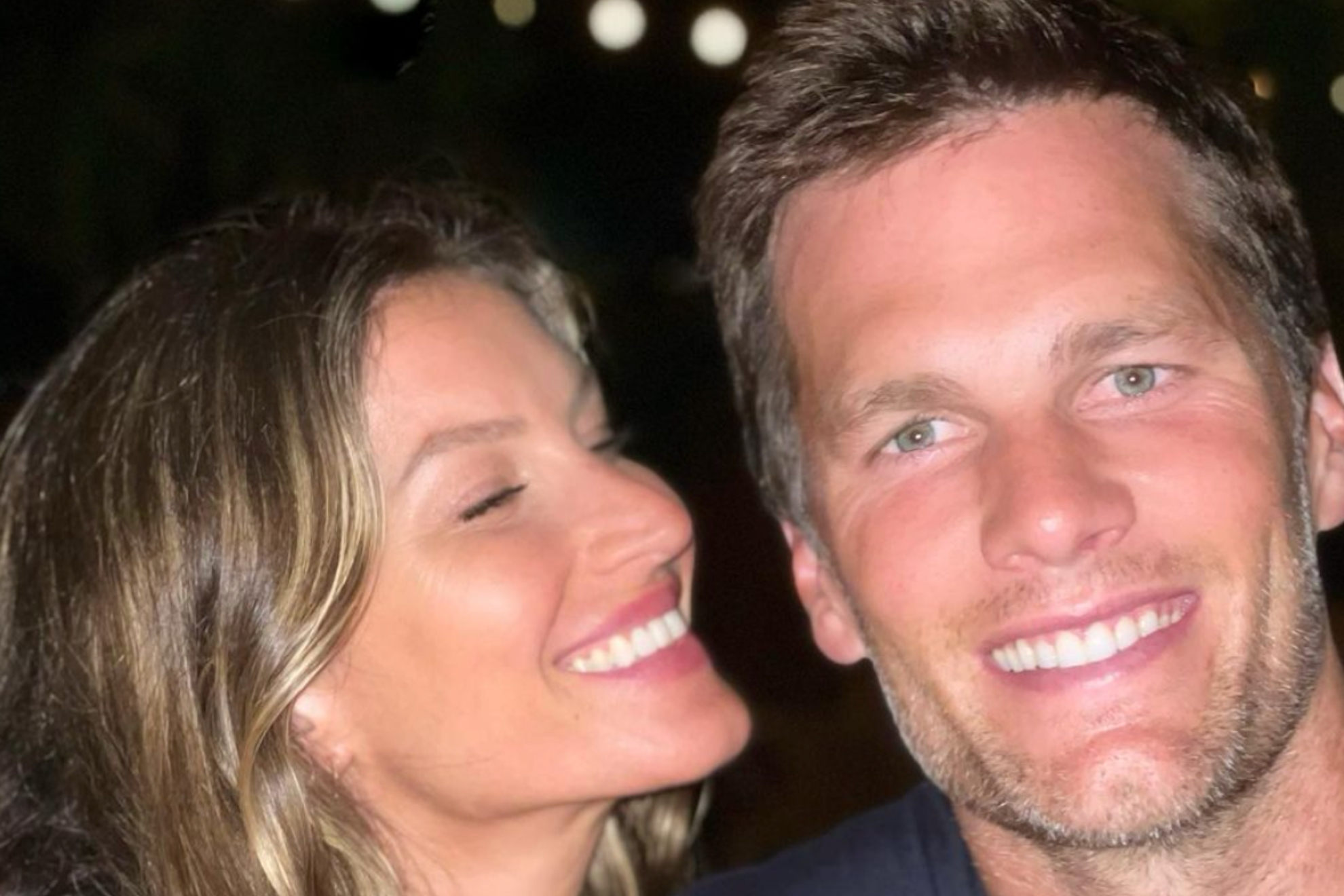 Instagram picture of Gisele Bündchen and Tom Brady when they were still married.