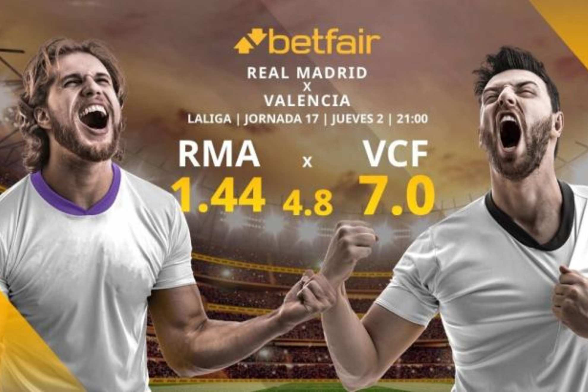 Real Madrid vs Valencia: estadísticas y pronósticos