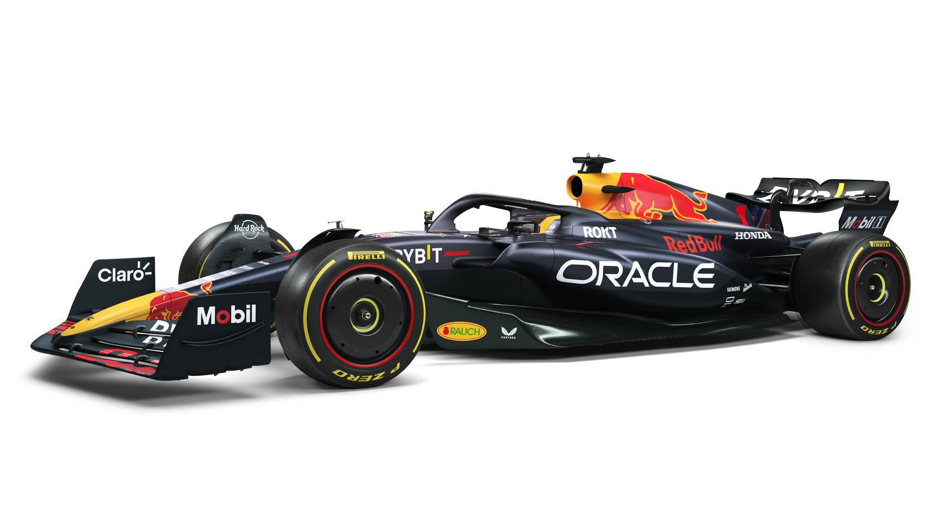 Así es el nuevo RB19, en una imagen digital servida por Red Bull