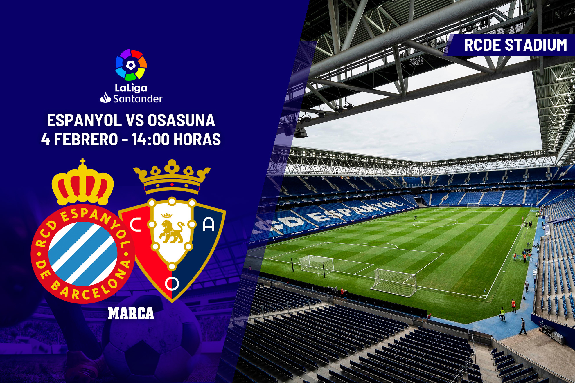 Espanyol - Osasuna en directo | Primera División hoy en vivo