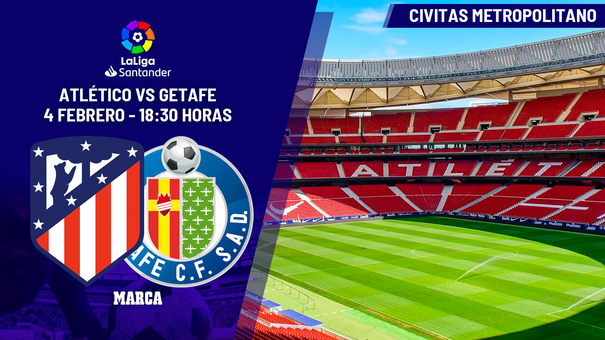 Atlético - Getafe en directo | Primera División hoy en vivo