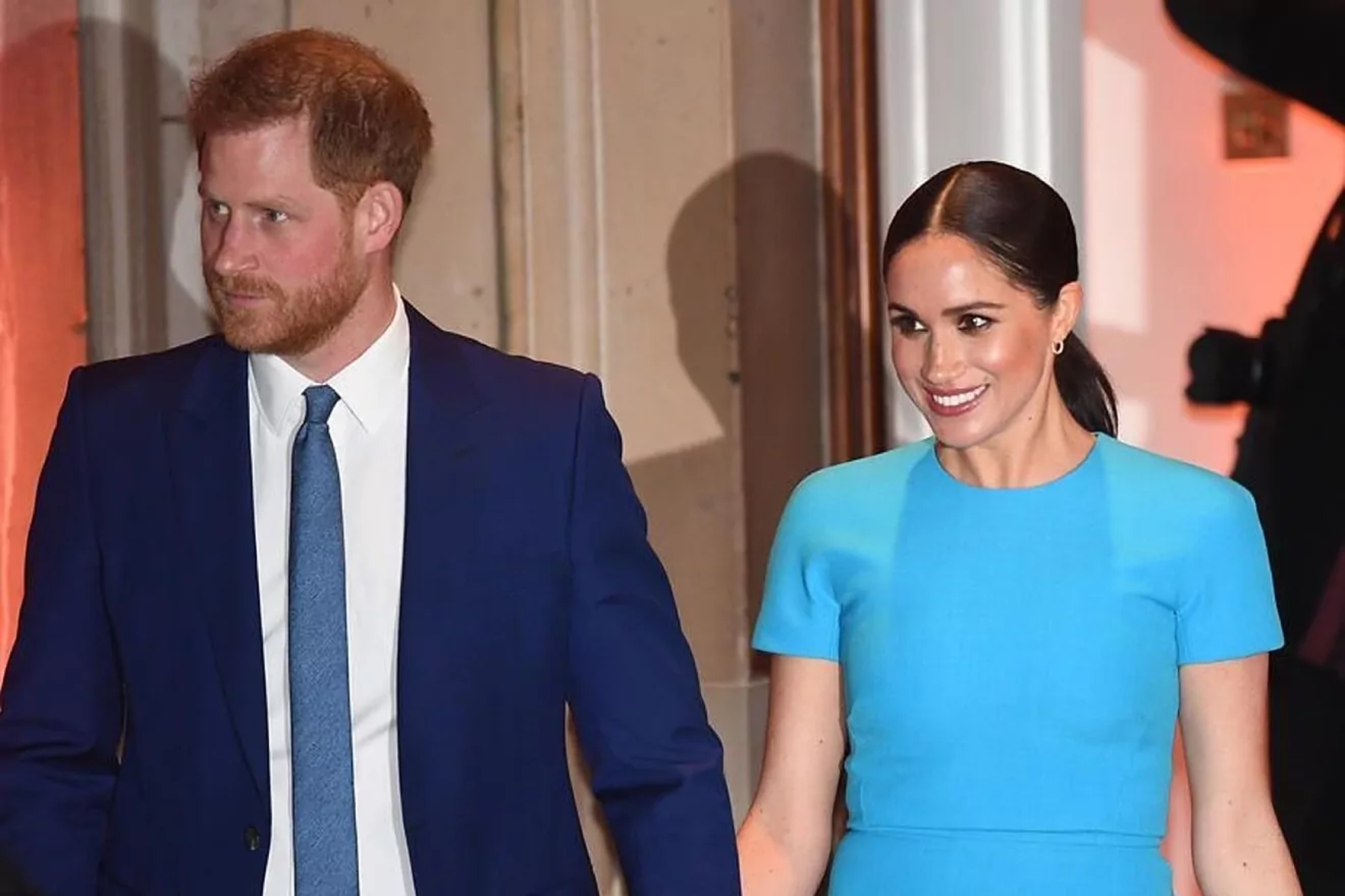 Prince Harry and Meghan Markle at a public event.