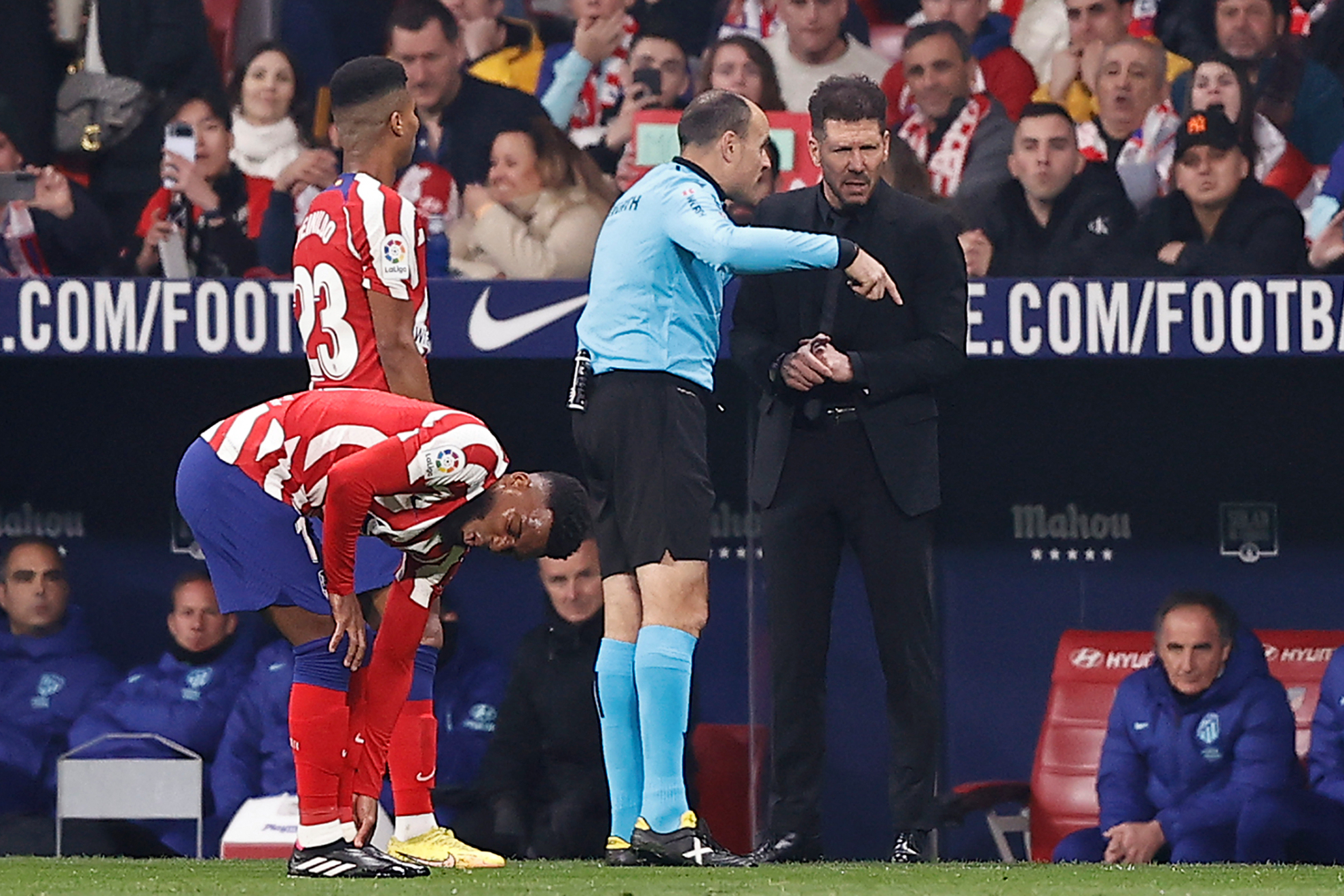 El lamento de Simeone sobre los penaltis: "Ya nos tocará cuando los árbitros lo vean justo"