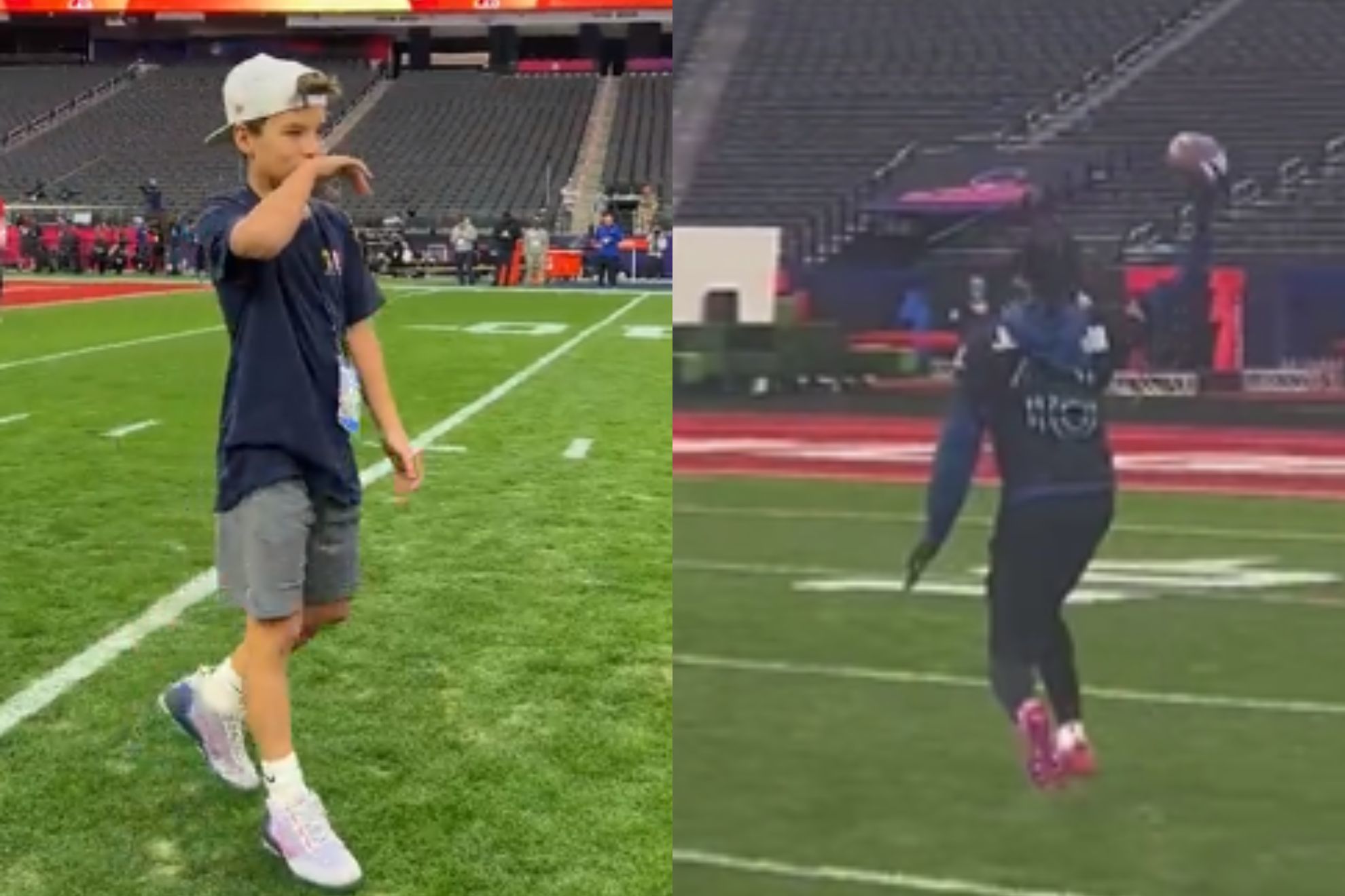Peyton Manning's 11-year-old son shows off QB skills at NFL Pro Bowl