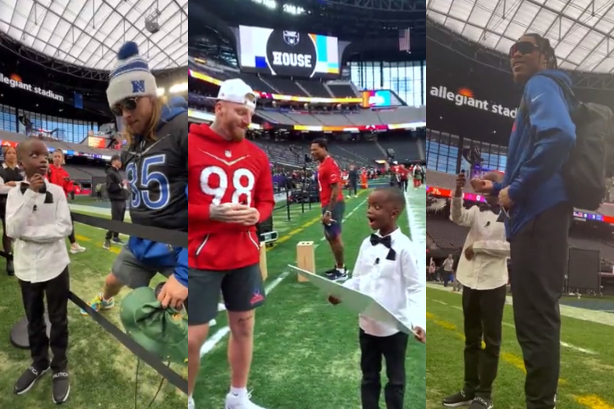 Kid reporter Jeremiah surprised with Super Bowl tickets after wowing NFL  stars